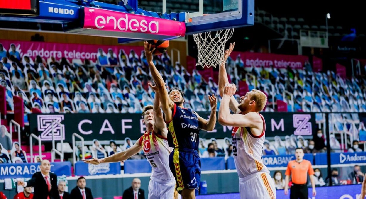 Morabanc Andorra vs Casademont Zaragoza ACB. Fotografía de Albert Martín