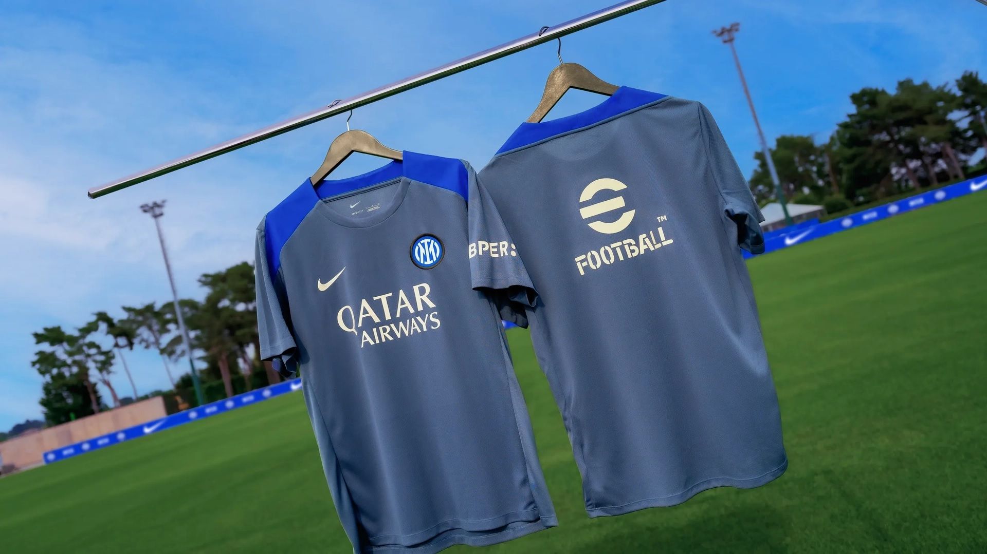FC Inter Milan Qatar Airways patrocinio ropa entrenamiento 2024