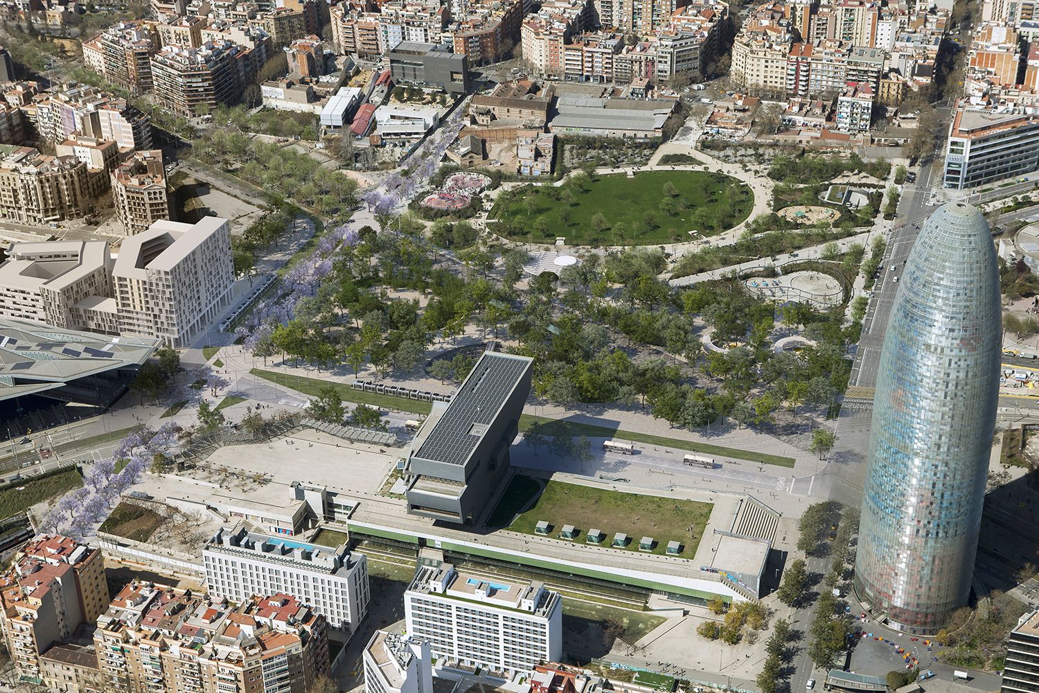 Barcelona Glories vista aerea final