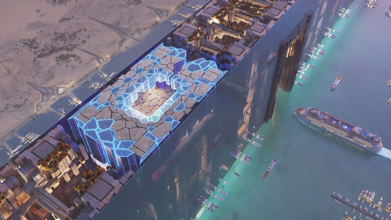 Mundial 2034 Arabia Saudí Neom Estadio altura