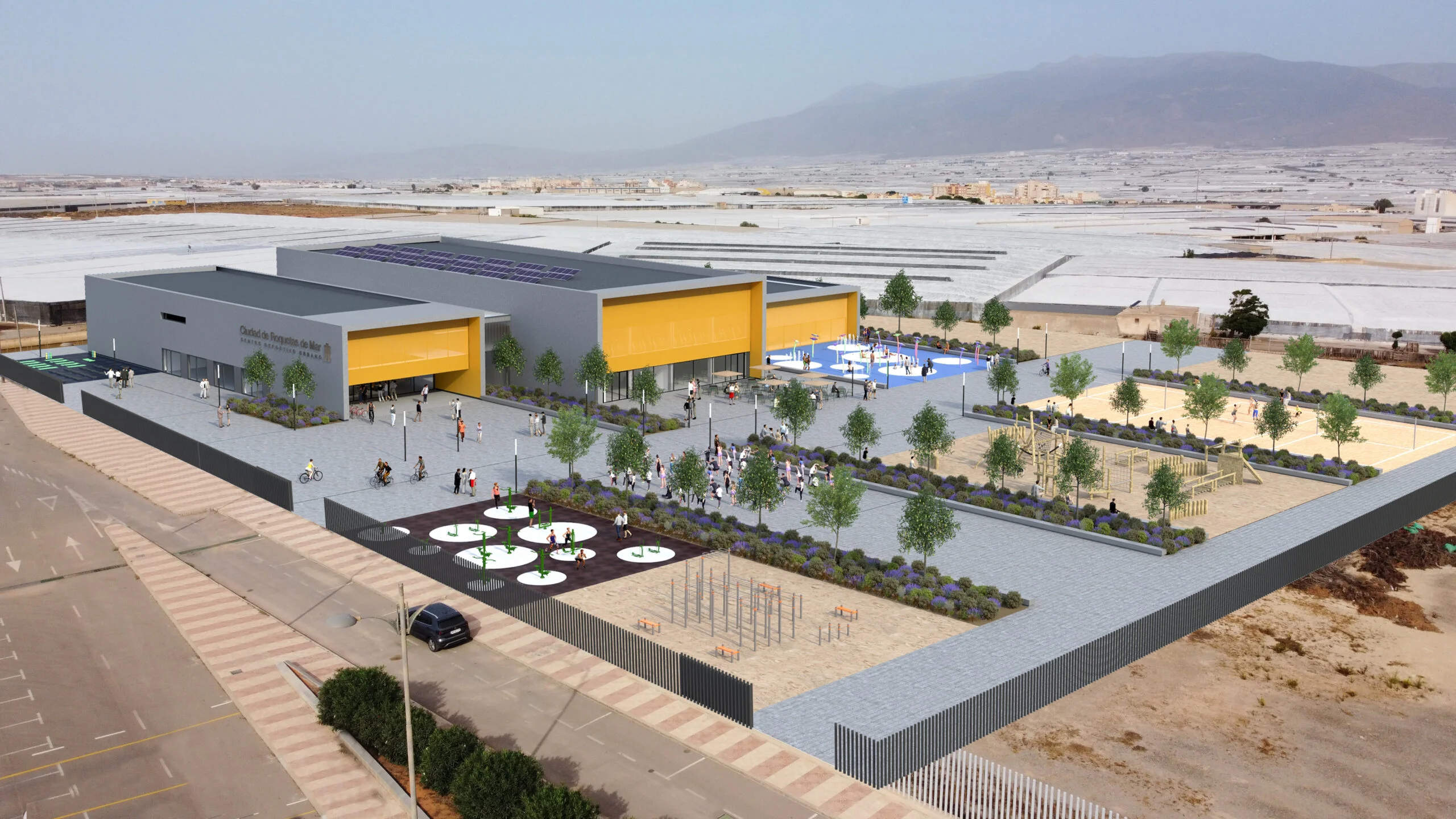 complejo deportivo Roquetas de Mar 2024