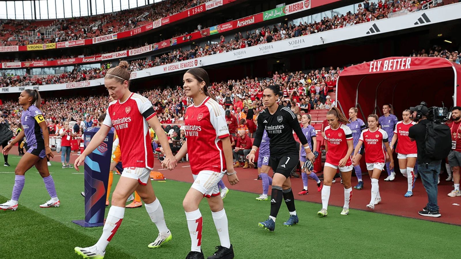 Arsenal Femenino Estadio Emirates Womens Super League inglaterra gradas asistencia