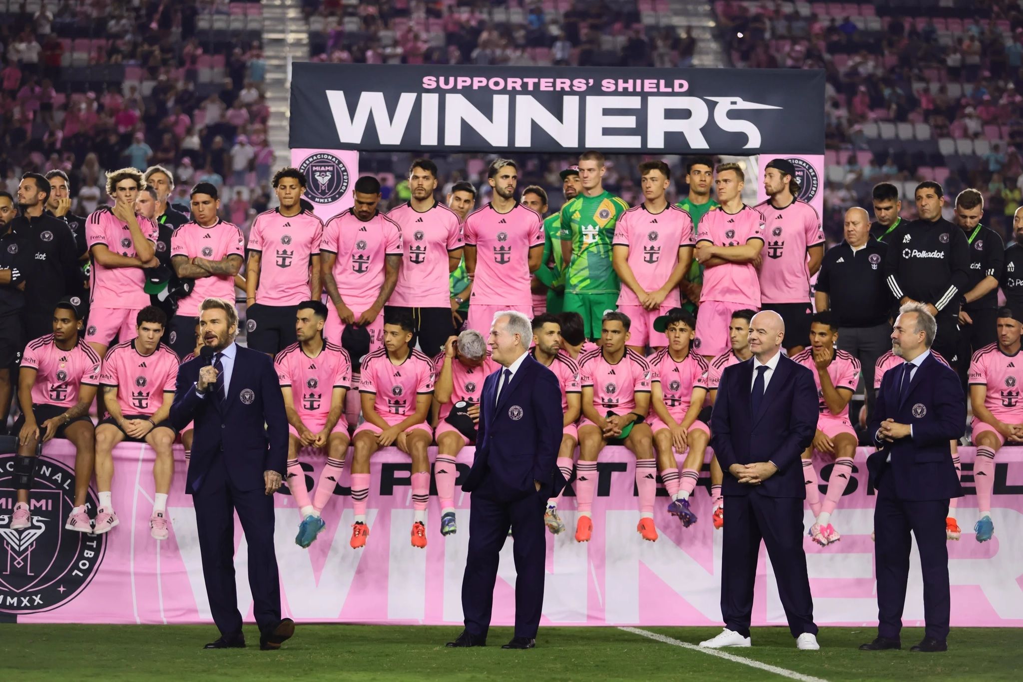 Fifa Infantino Beckham Jorge Mas Inter Miami 2024