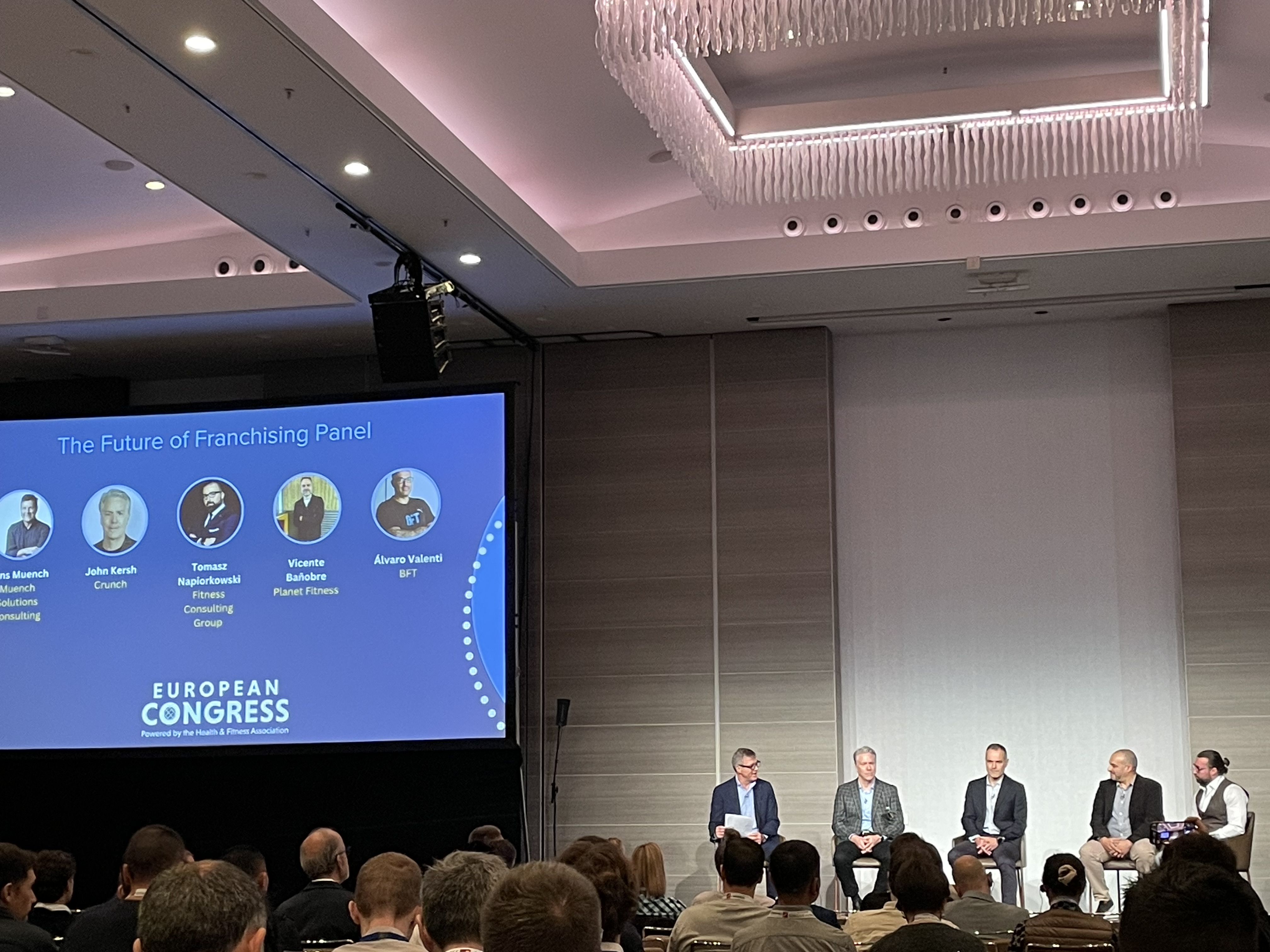 Mesa redonda futuro franquicias fitness Congreso Europeo