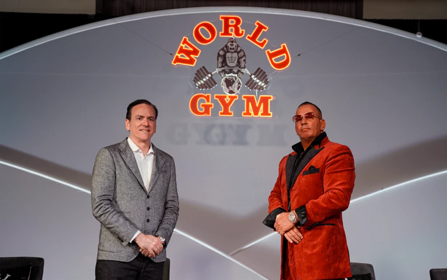 world gym John Caraccio Michael Sanciprian