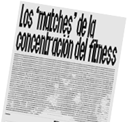 Promo Los ‘matches’ de la concentración del fitness