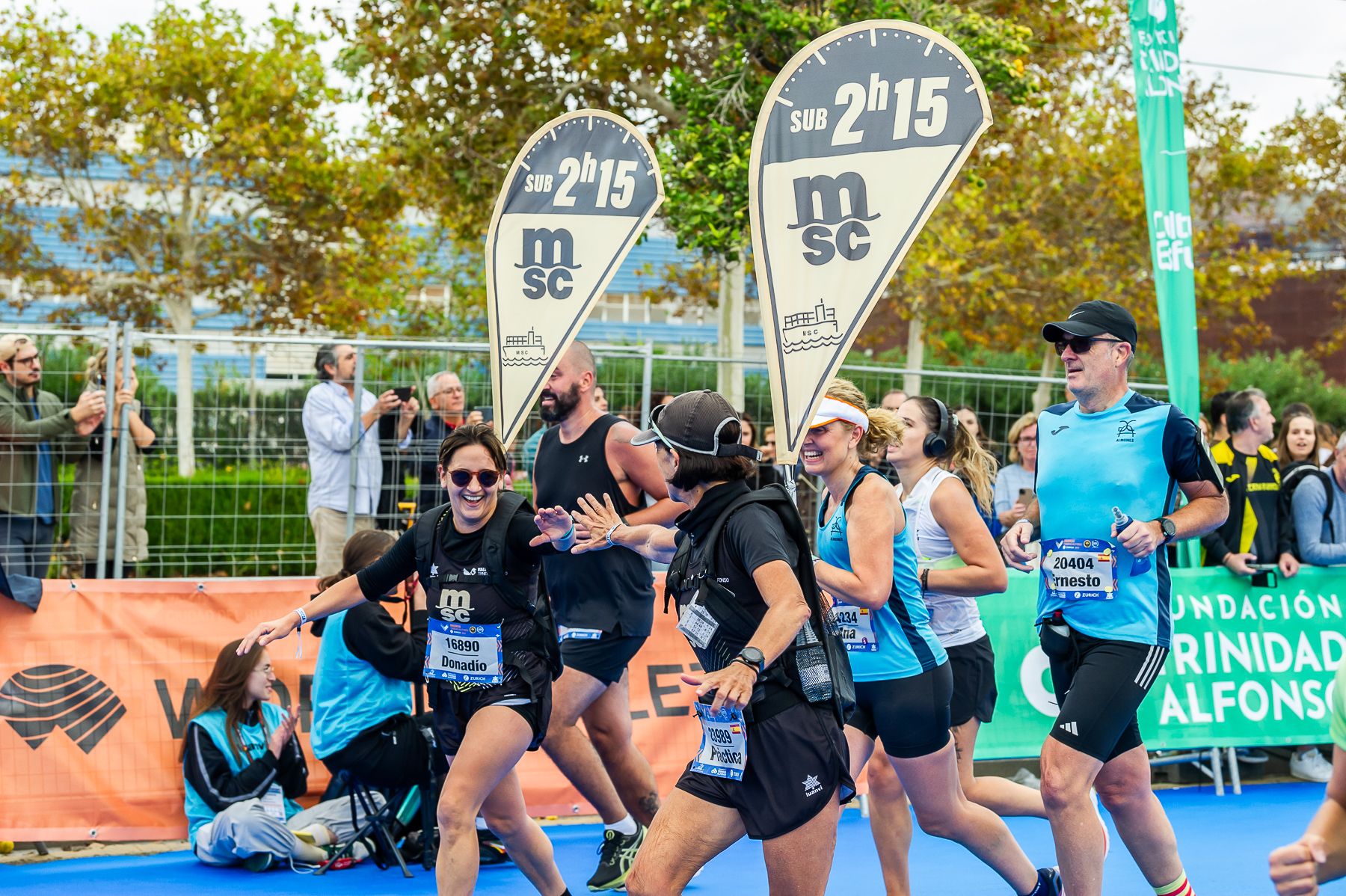Mujer running Maratón de Valencia deporte outdoor