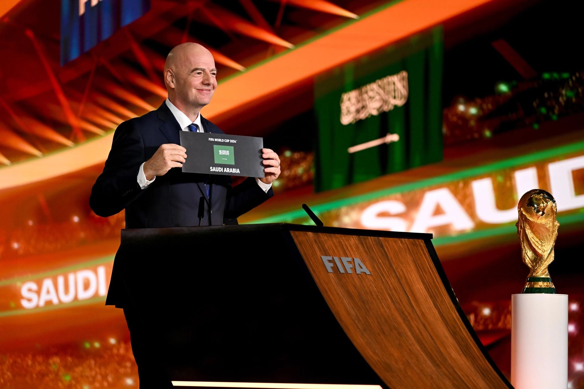 FIFA Mundial 2034 Arabia Saudi Infantino