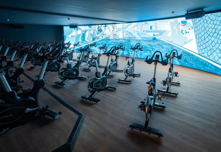 Sala de ciclo indoor de Abada Club Sala de ciclo indoor de Abada Club
