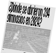 widget ¿Dónde se abrieron 394 gimnasios en España en 2024?