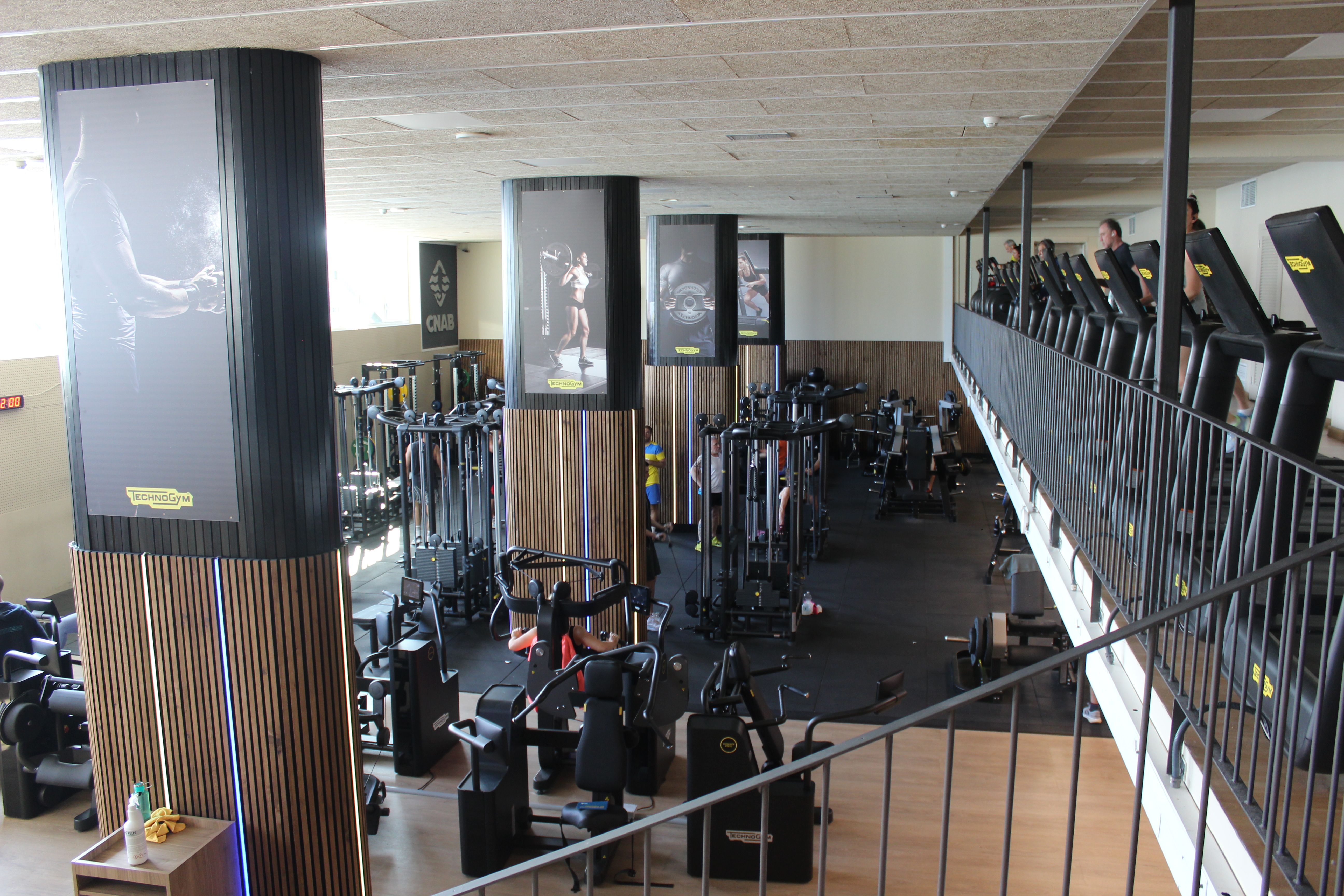 Sala de fitness del gimnasio del CN Atlètic-Barceloneta