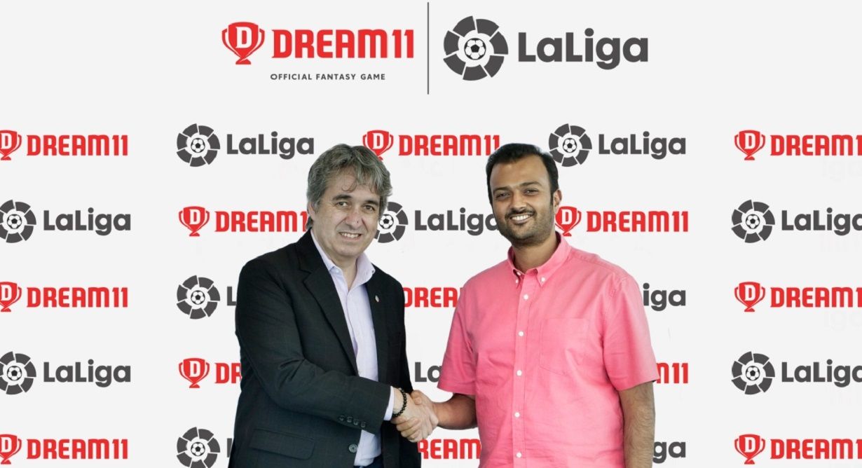 Presentación del acuerdo de patrocinio entre Dream11 y LaLiga.