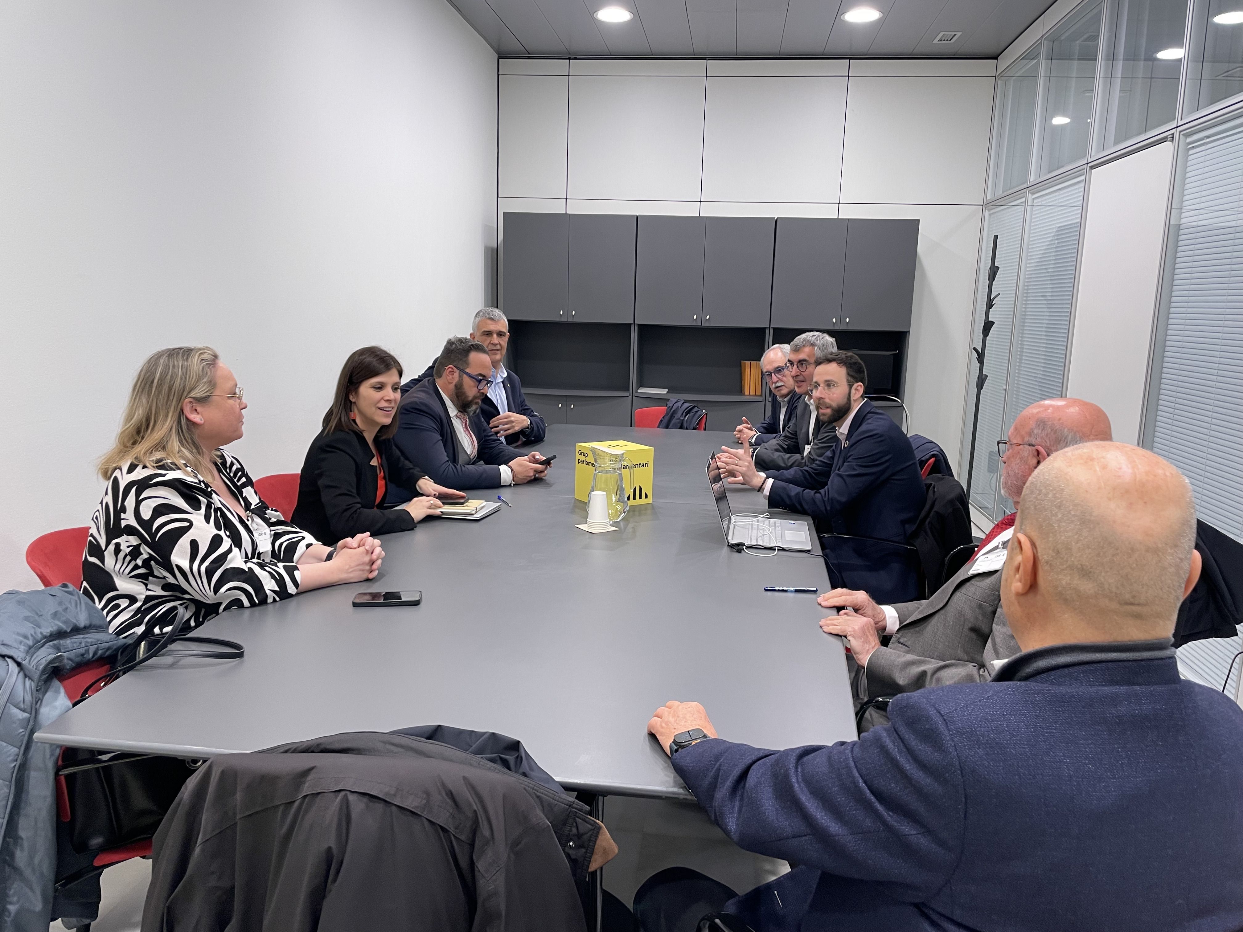 Reunión con los portavoces de ERC, Marta Vilalta y Juli Fernández
