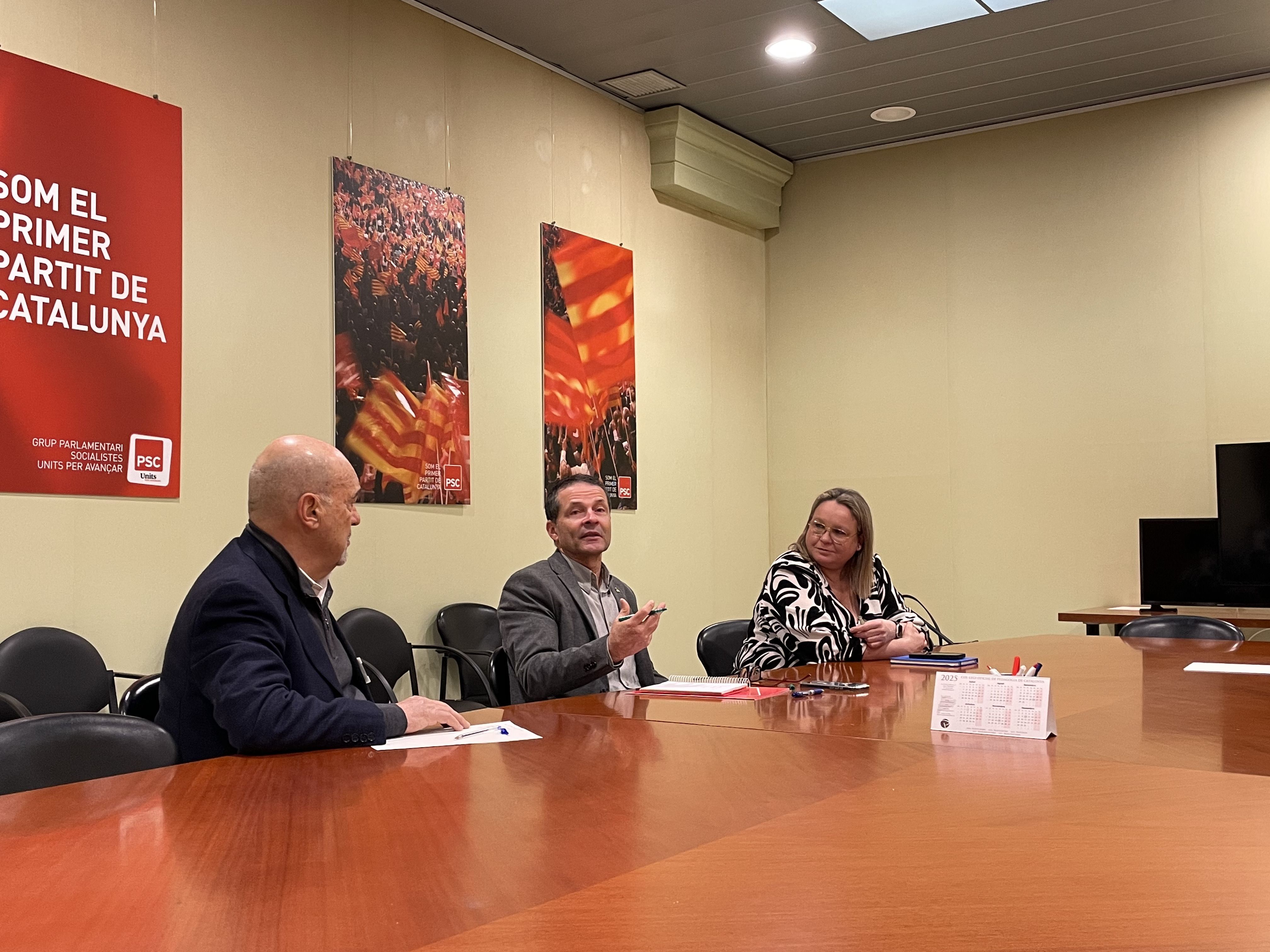 Reunión con el portavoz del PSC, José Ignacio Aparicio