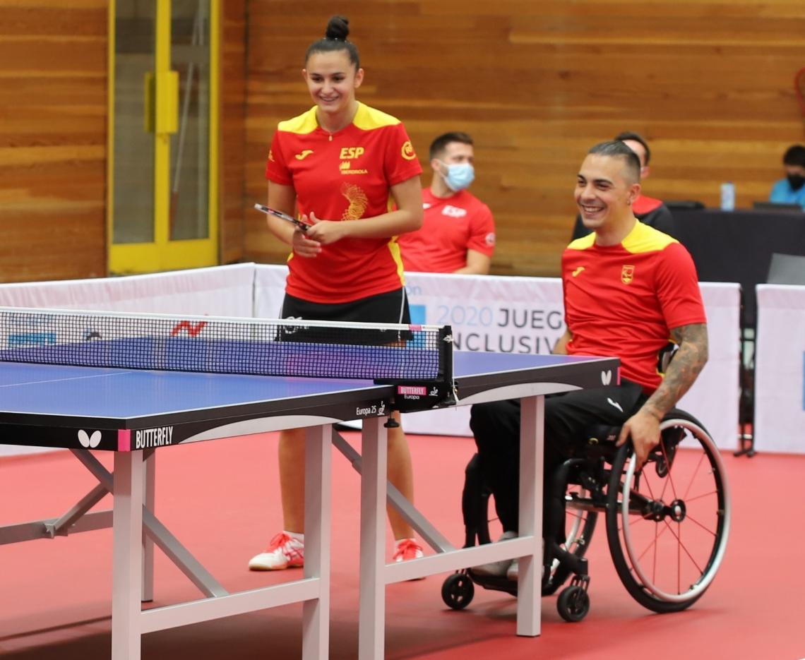 Tenis de mesa deporte inclusivo CSD