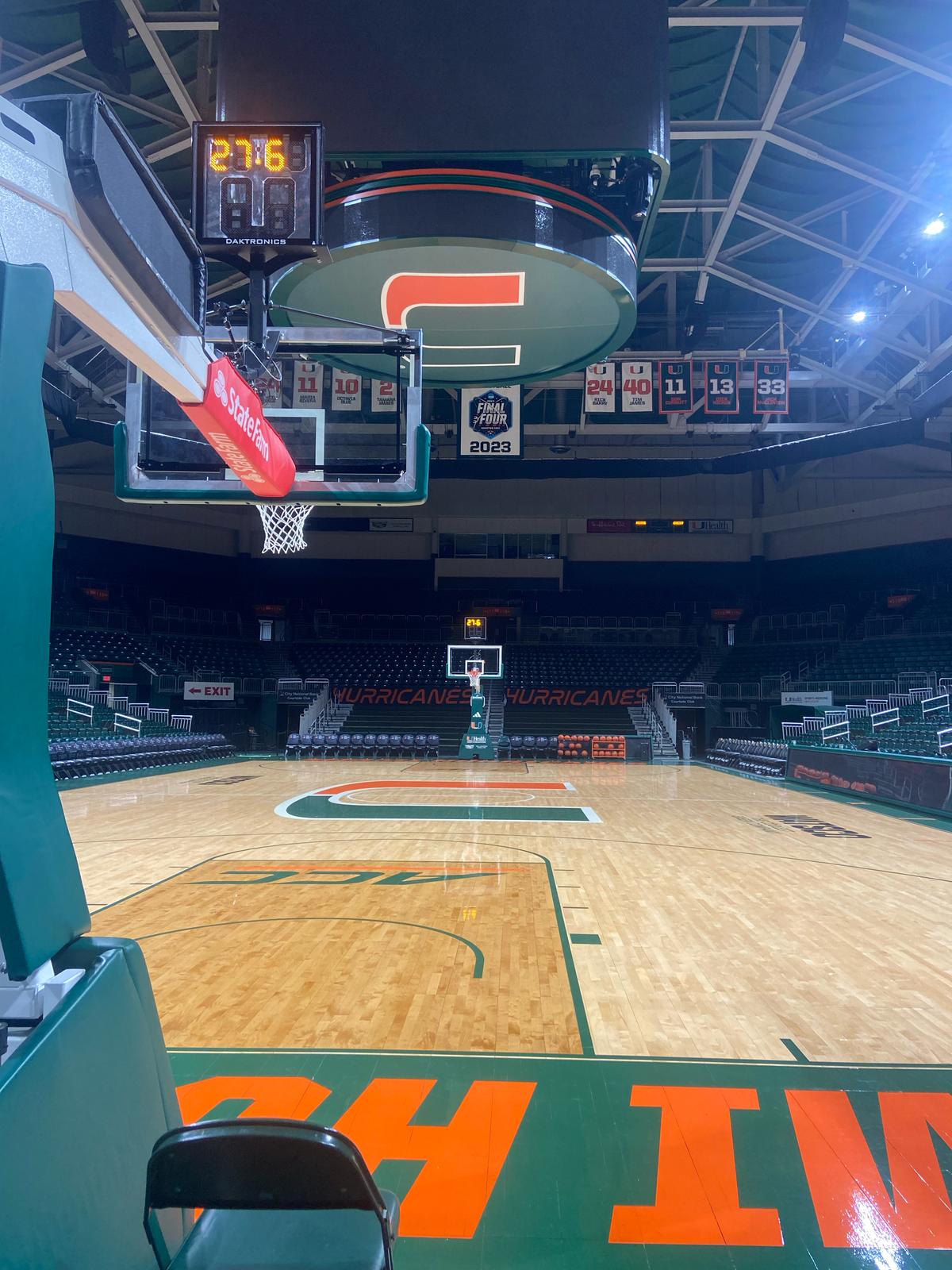 Los Miami Hurricanes compiten en División I de la NCAA