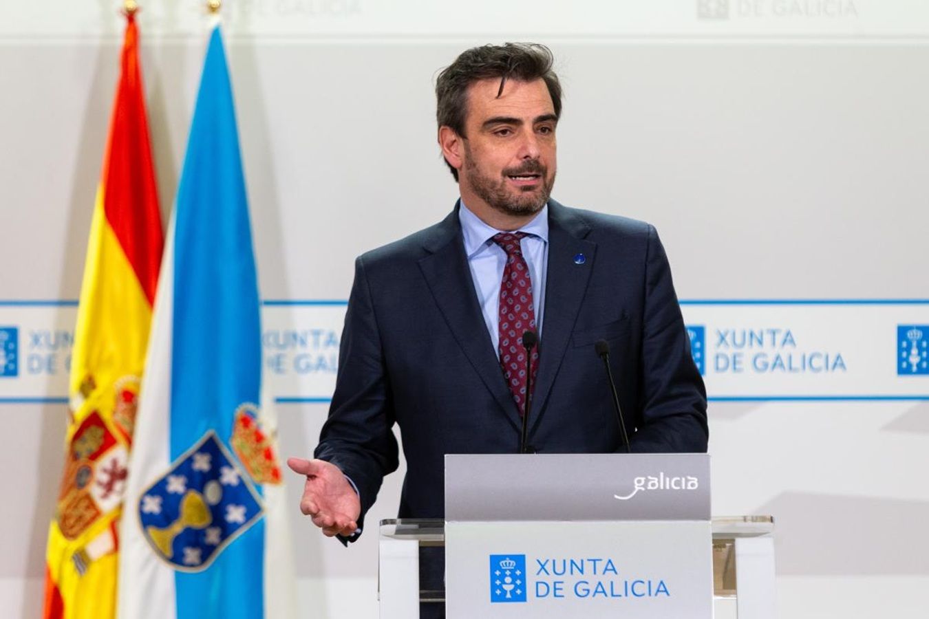 Diego Calvo, consejero de presidencia, justicia y deportes Xunta Galicia