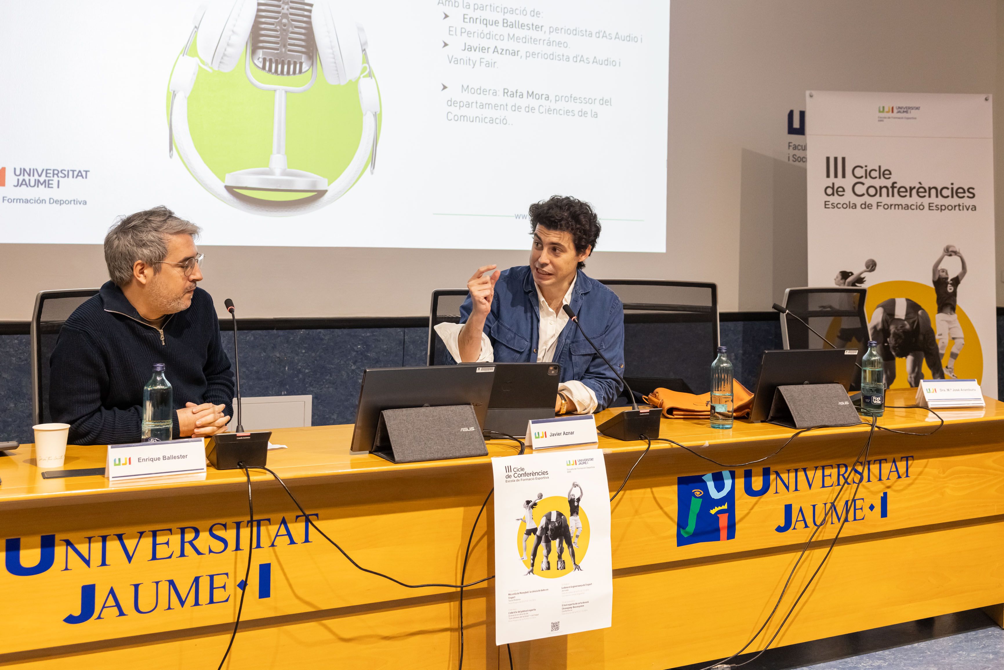 Así transcurrió la segunda sesión del III Ciclo de Conferencias Organizado por la Escuela de Formación Deportiva de la Universitat Jaume I
