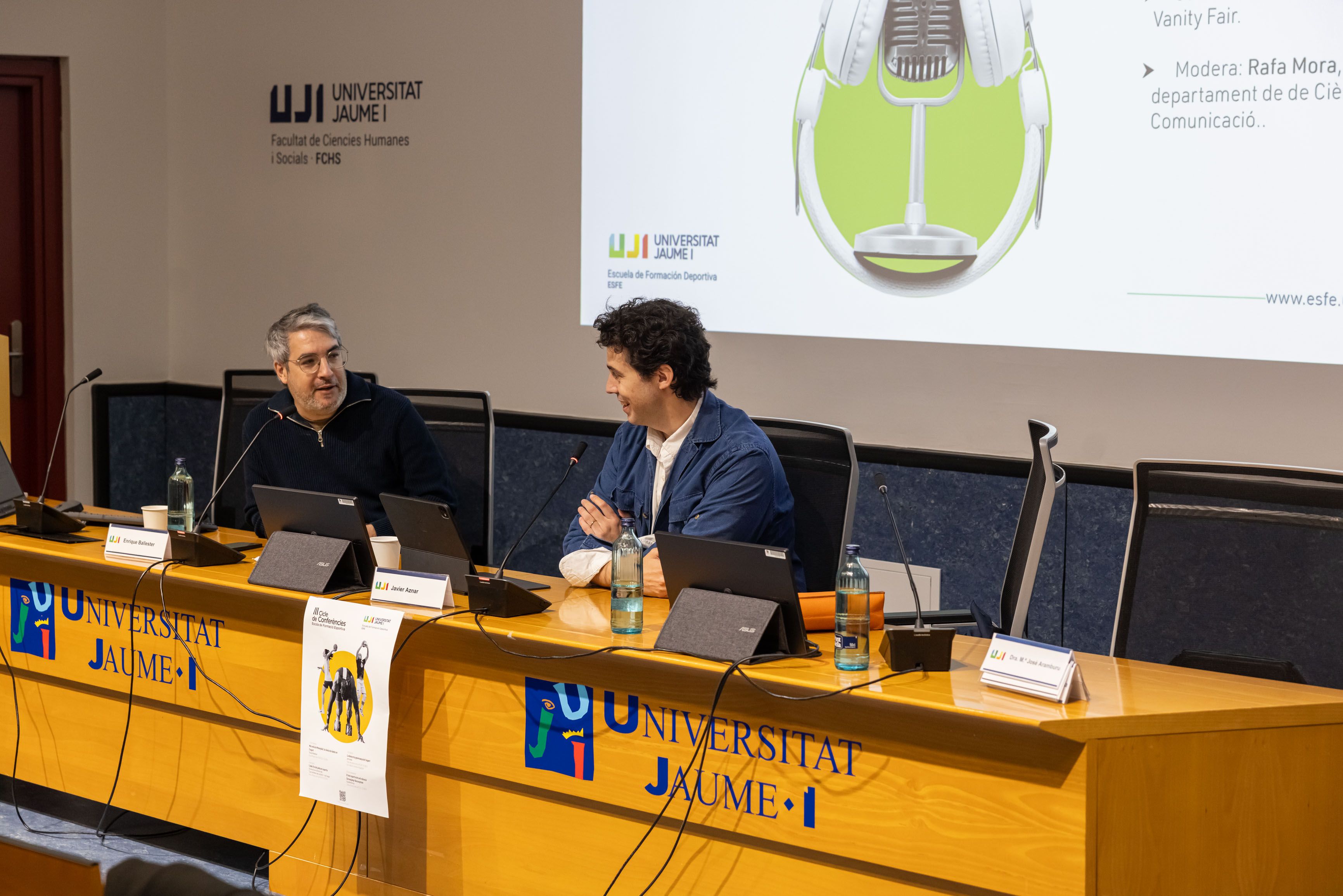 Así transcurrió la segunda sesión del III Ciclo de Conferencias Organizado por la Escuela de Formación Deportiva de la Universitat Jaume I