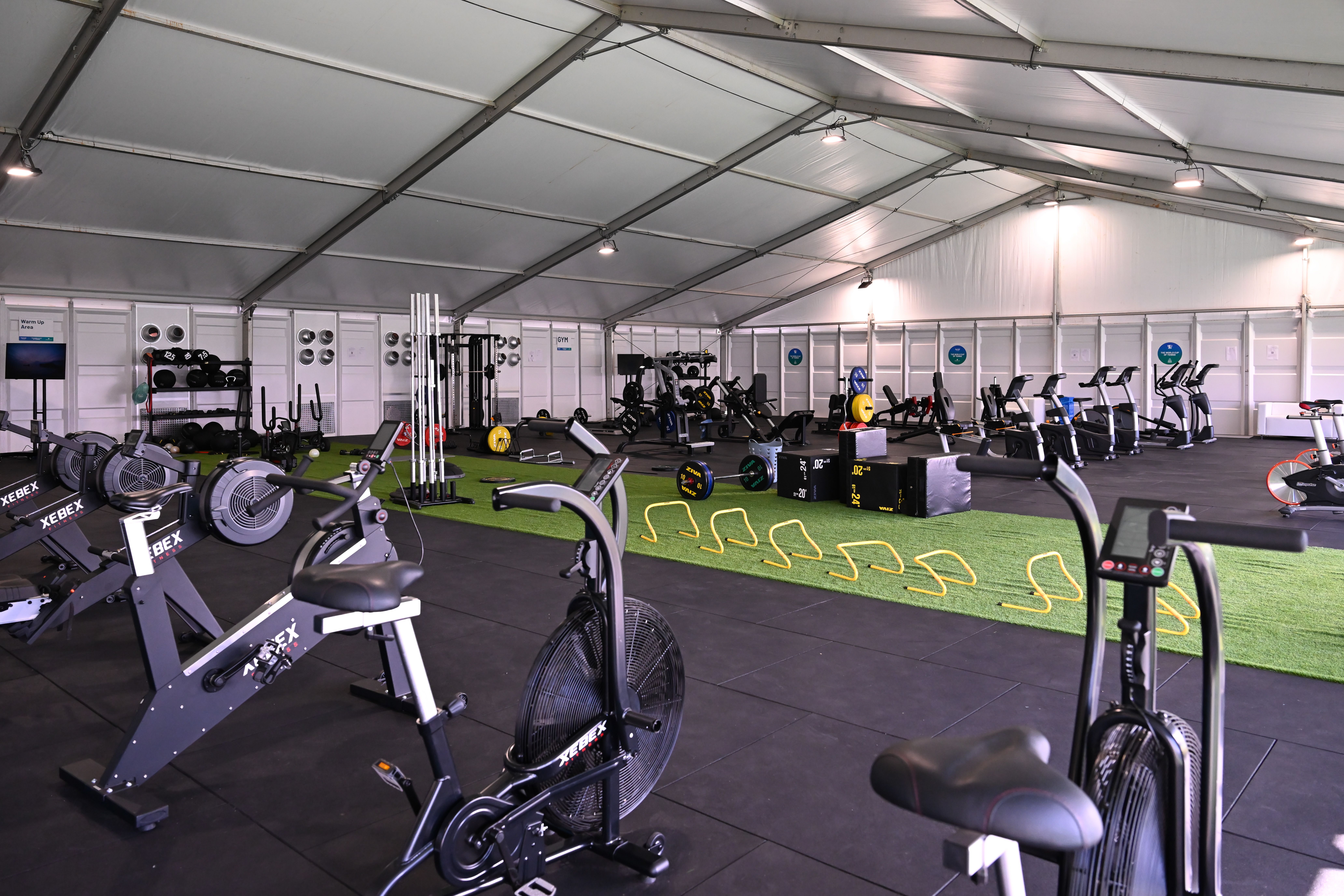 Fitness Deluxe fue el proveedor oficial del gimnasio en la última Copa Davis celebrada en Málaga, con equipamiento de alta gama de sus marcas ZIVA e Impulse