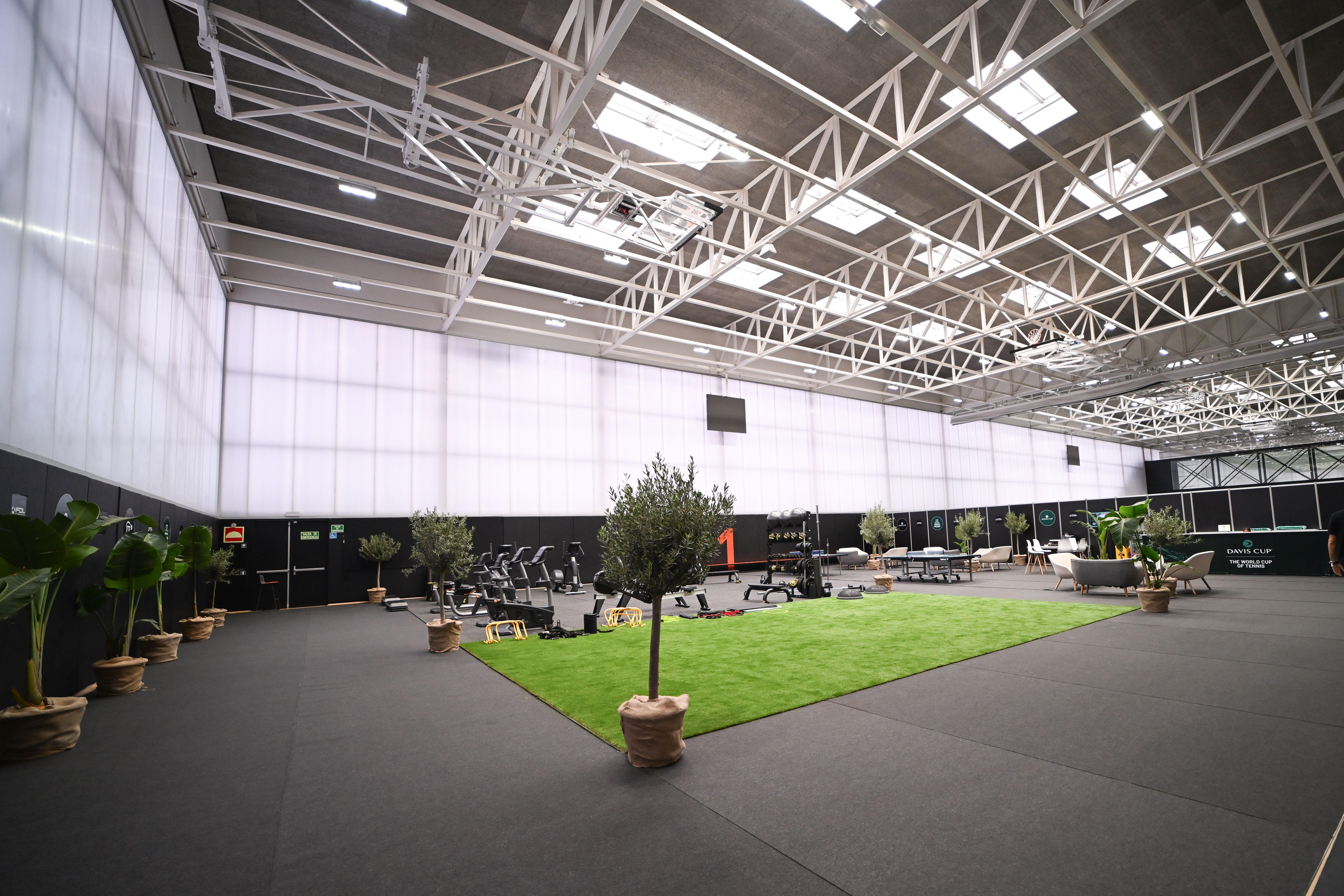 L'Alqueria del Basket se transformó en el gimnasio de la Copa Davis celebrada en Valencia, y Fitness Deluxe fue le proveedor de equipamiento