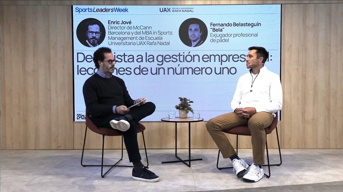 Fernando Belasteguín Enric Jové Leaders Sports Week UAX 
