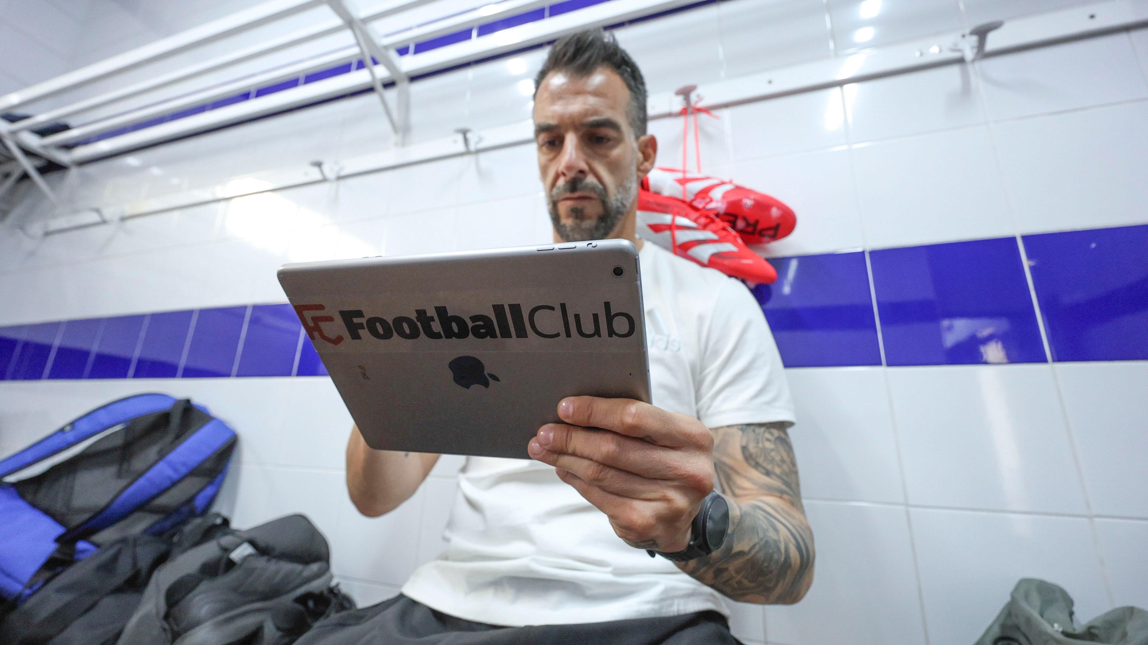 Álvaro Negredo, accionista de FootballClub. Foto cedida por la empresa Álvaro Negredo, accionista de FootballClub. Foto cedida por la empresa