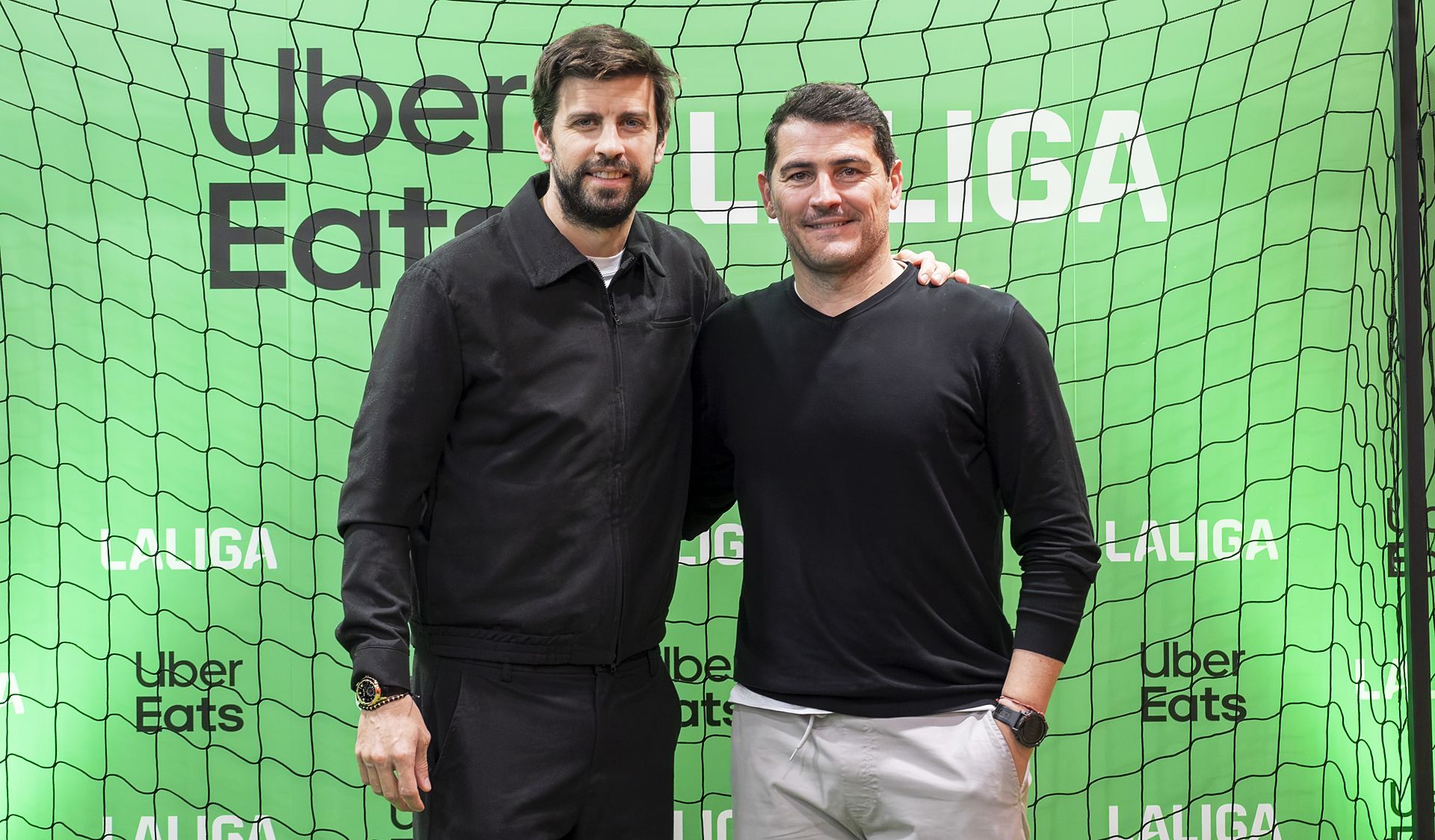 Uber Eats Gerard Pique Iker Casillas