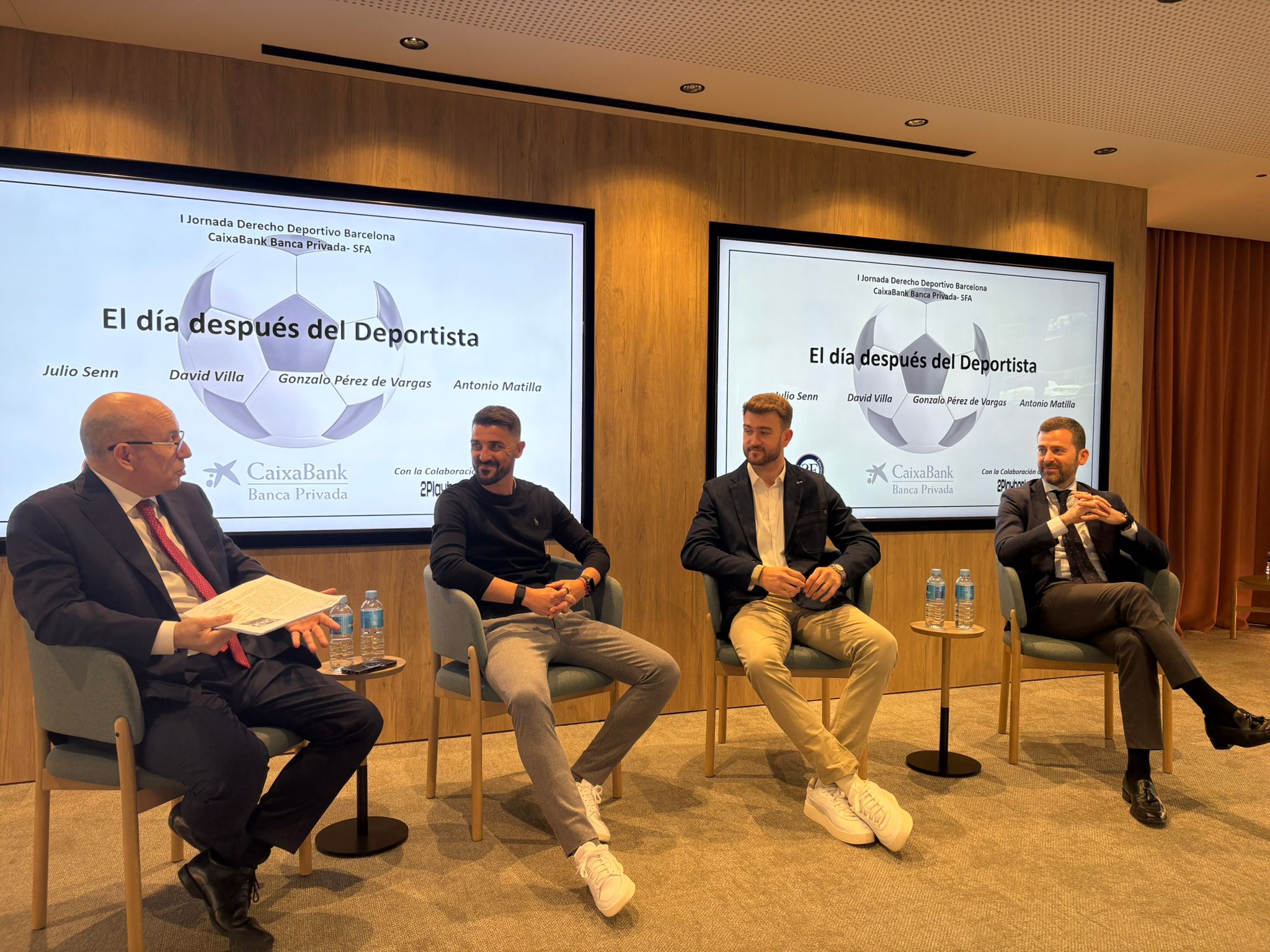 I Jornada Derecho Deportivo Senn Ferrero CaixaBank David Villa planificación