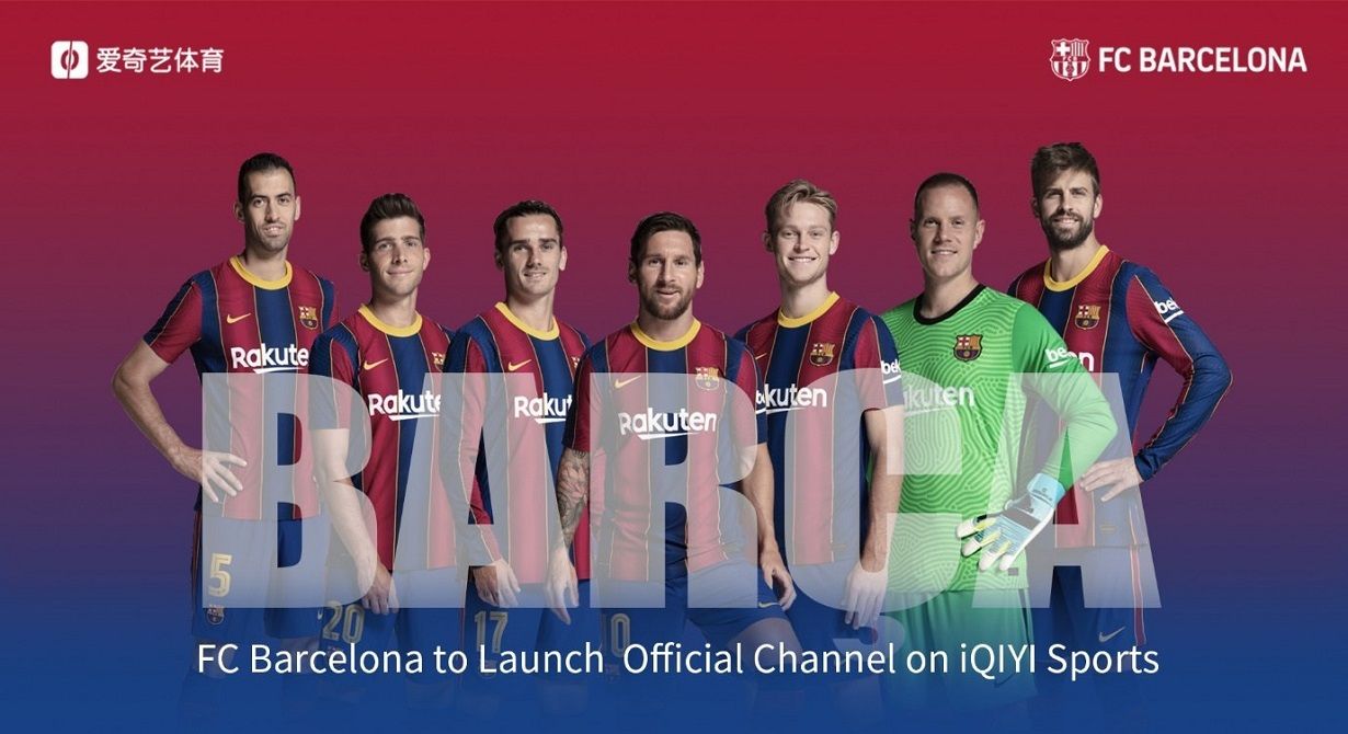 Presentación del acuerdo entre el Barça e iQiYi