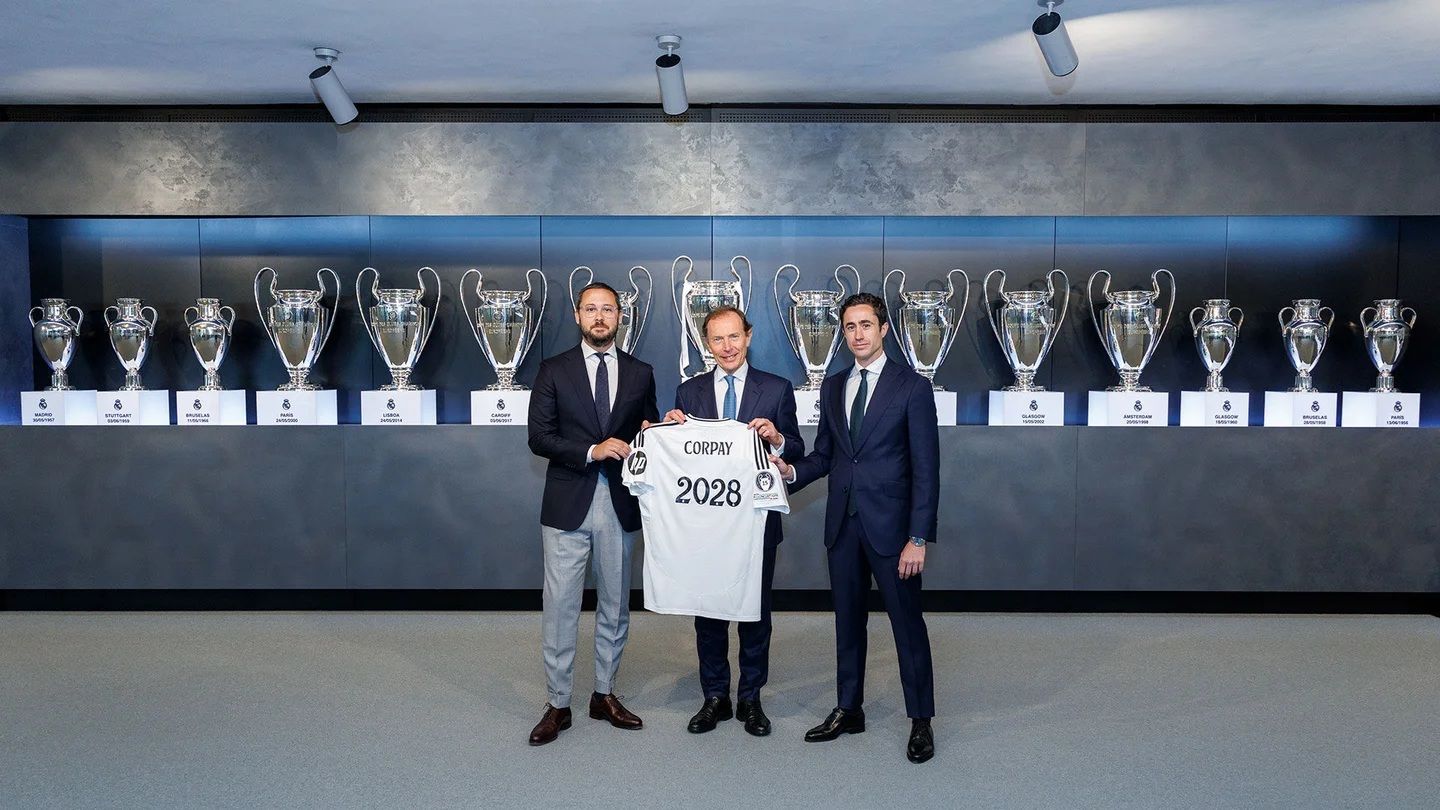 Real Madrid Corpay patrocinador 2025