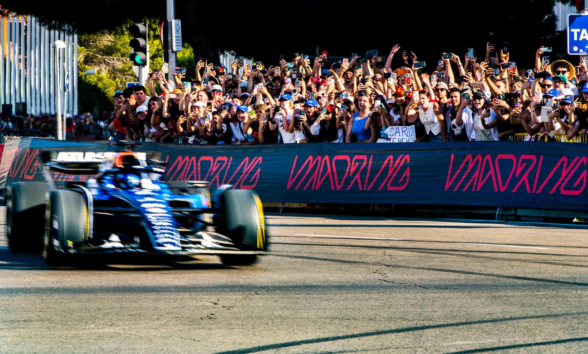 F1 Formula 1 Madrid Madring Carlos Sainz Fan Attendance 2025