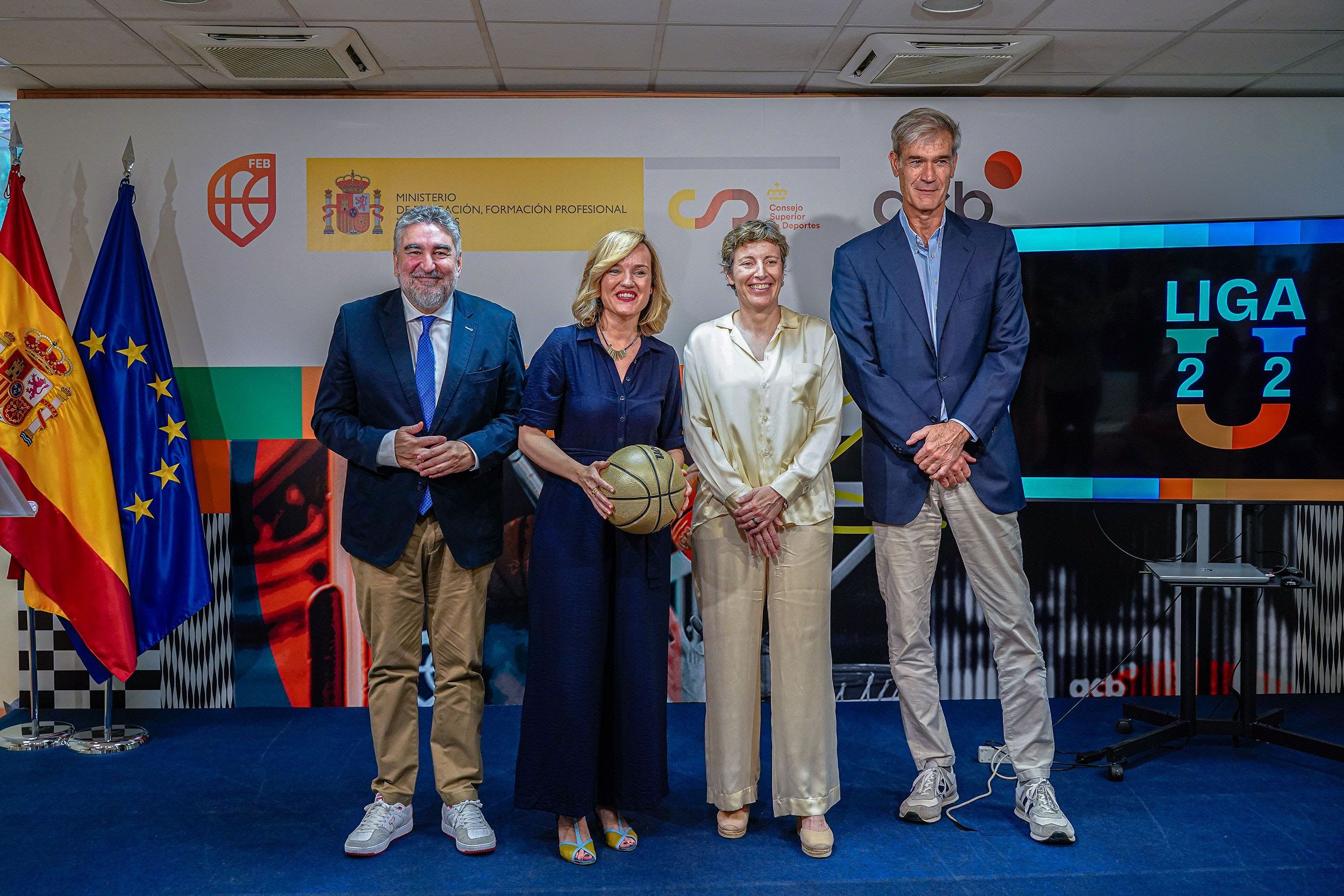 Presentación de Liga U, promovida por CSD, FEB y ACB.