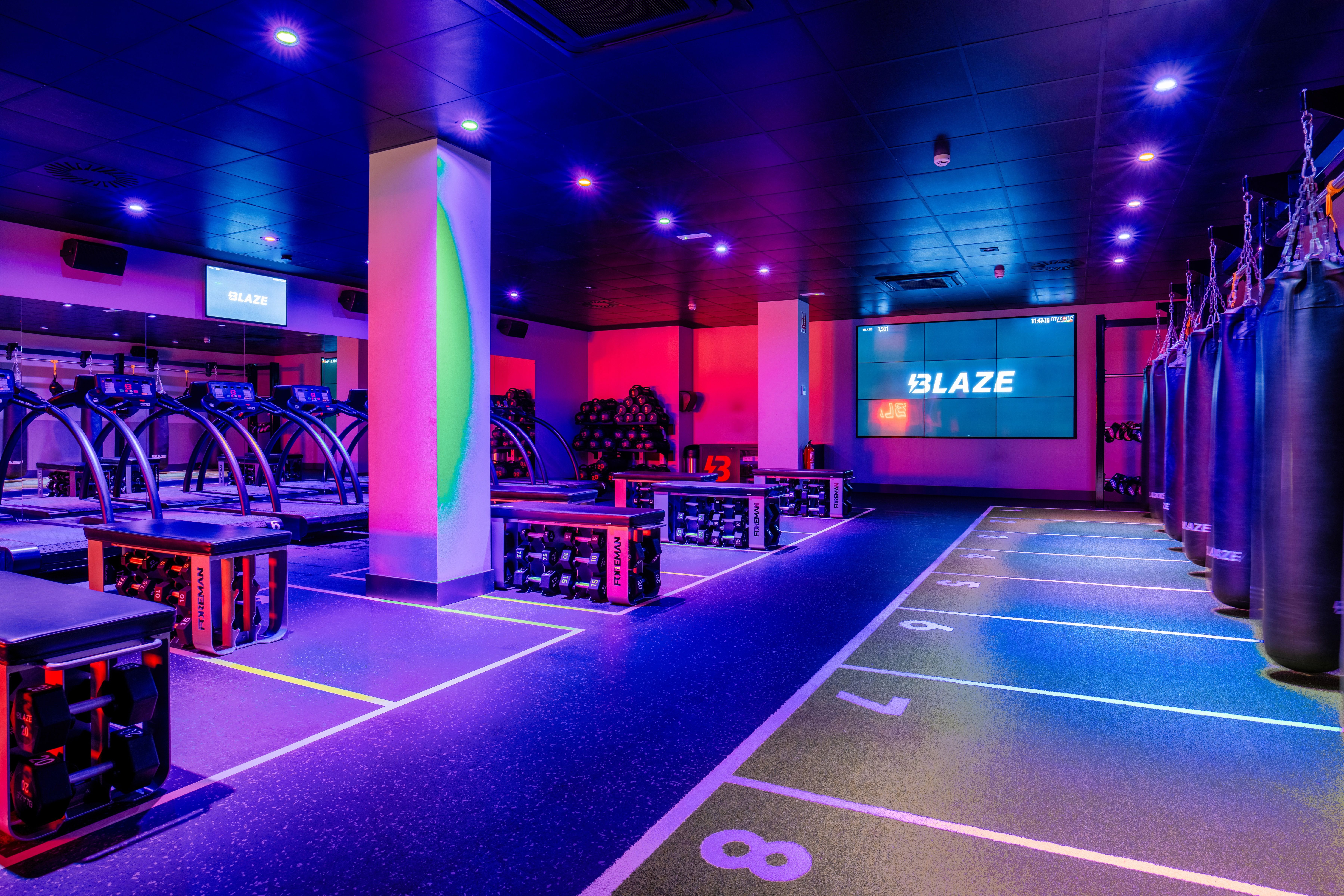 Sala Blaze gimnasio David Lloyd Turó