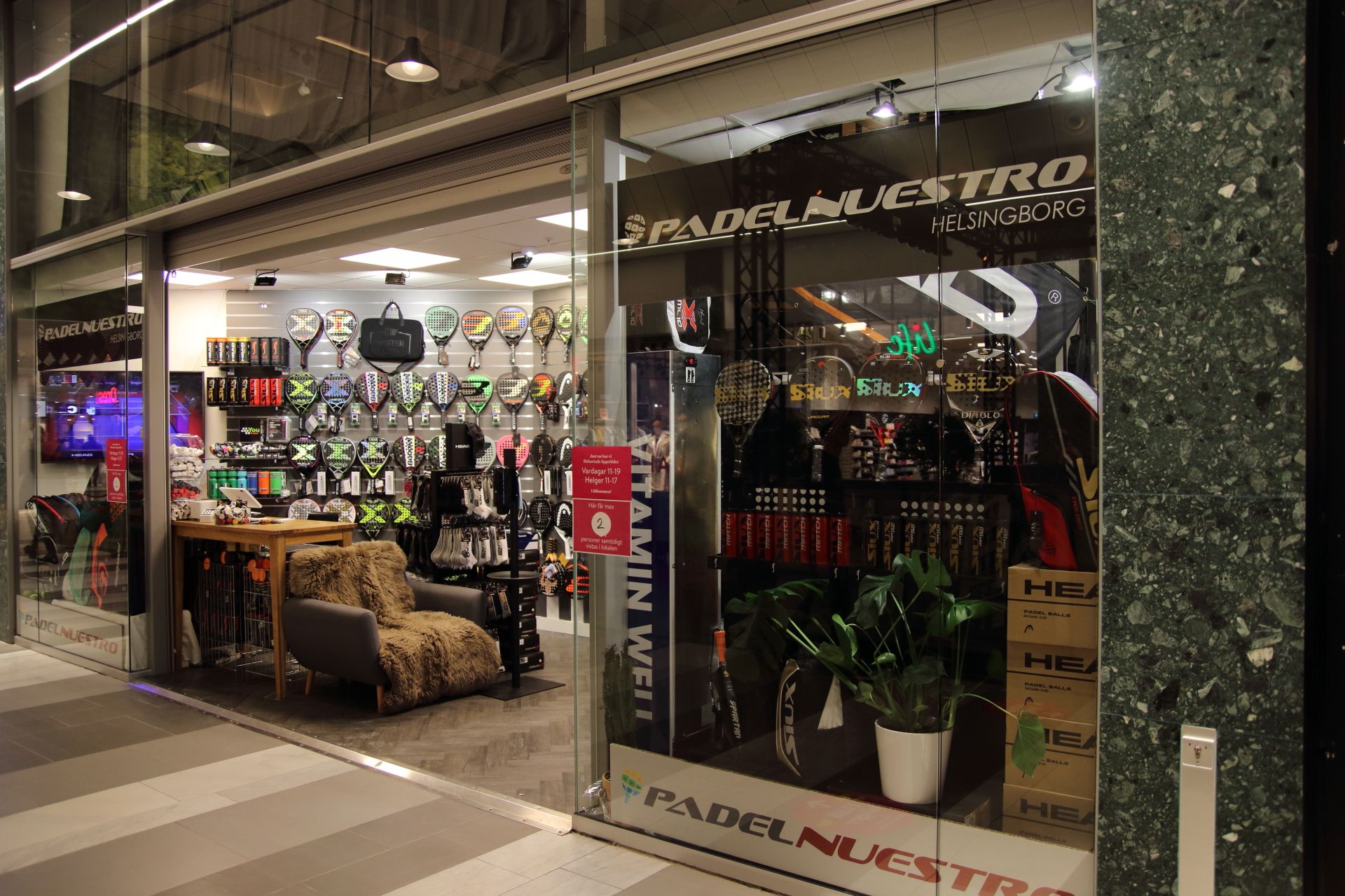Padel nuestro tienda Suecia