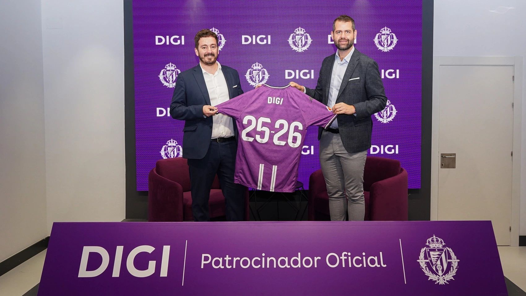Real Valladolid Digi patrocinador 2025 2026