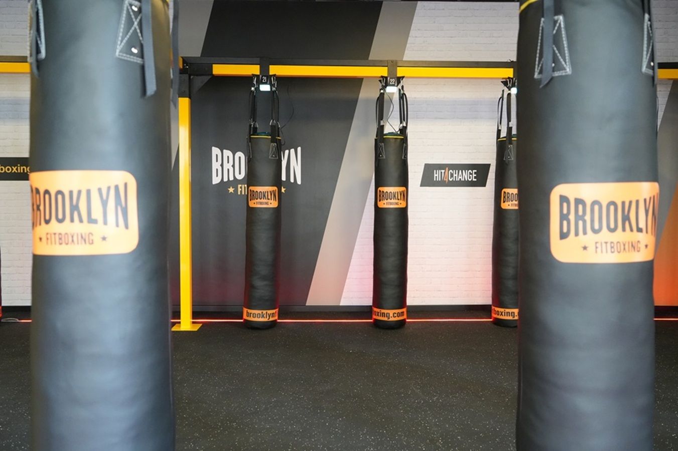 Los sacos de Brooklyn Fitboxing cuentan con sensores que miden la frecuencia y fuerza del golpeo