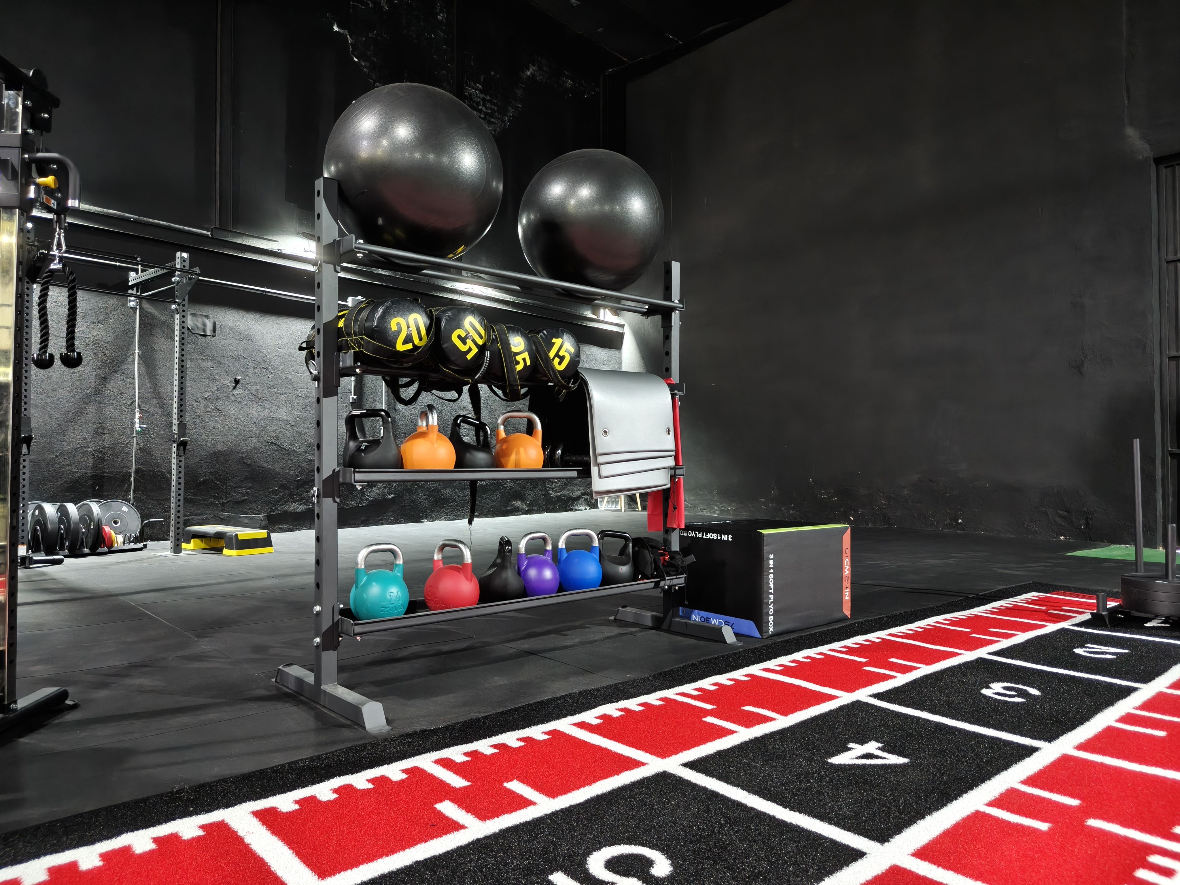 Zona de kettlebells en el Air Club