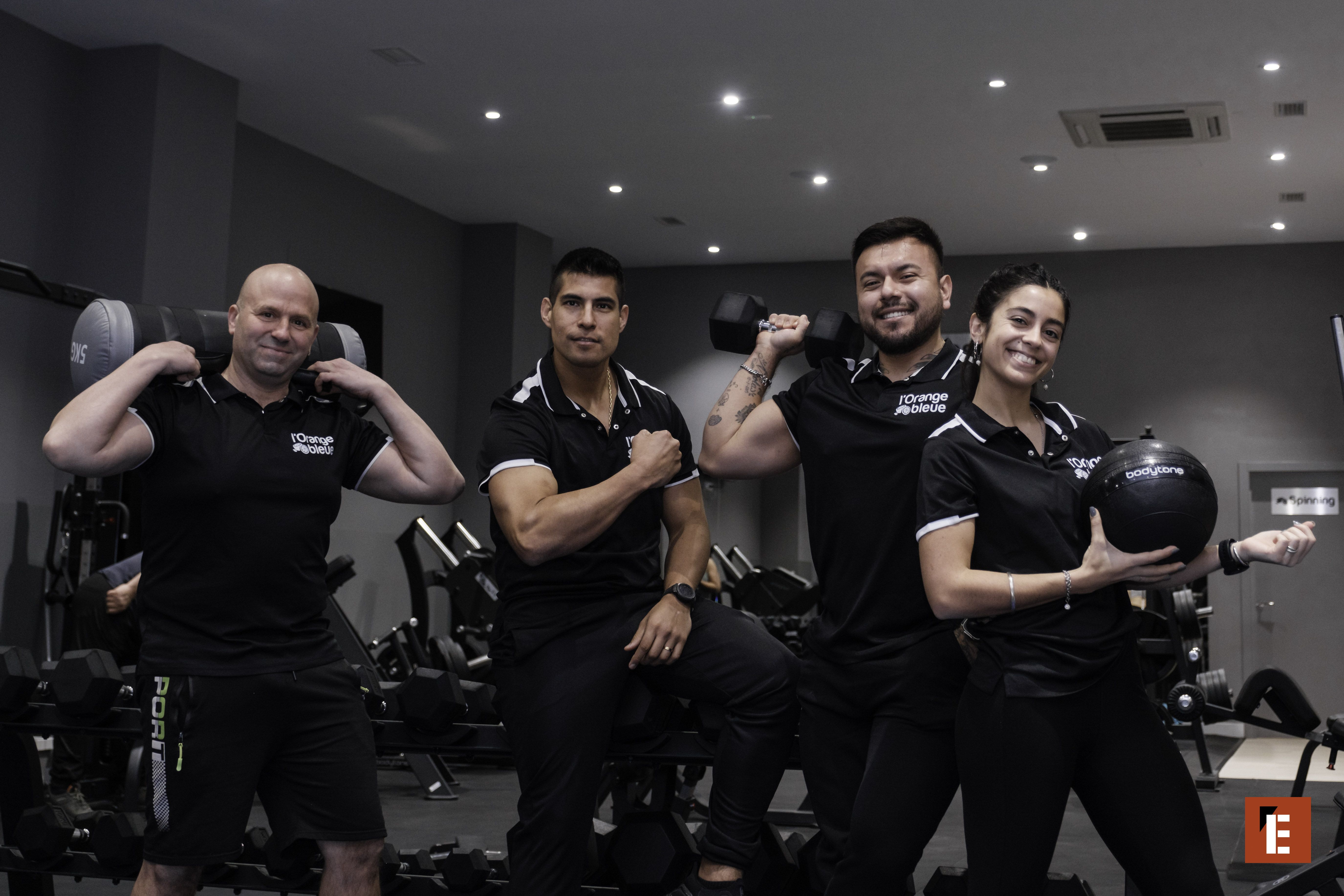 Entrenadores de un gimnasio de L'Orange Bleue
