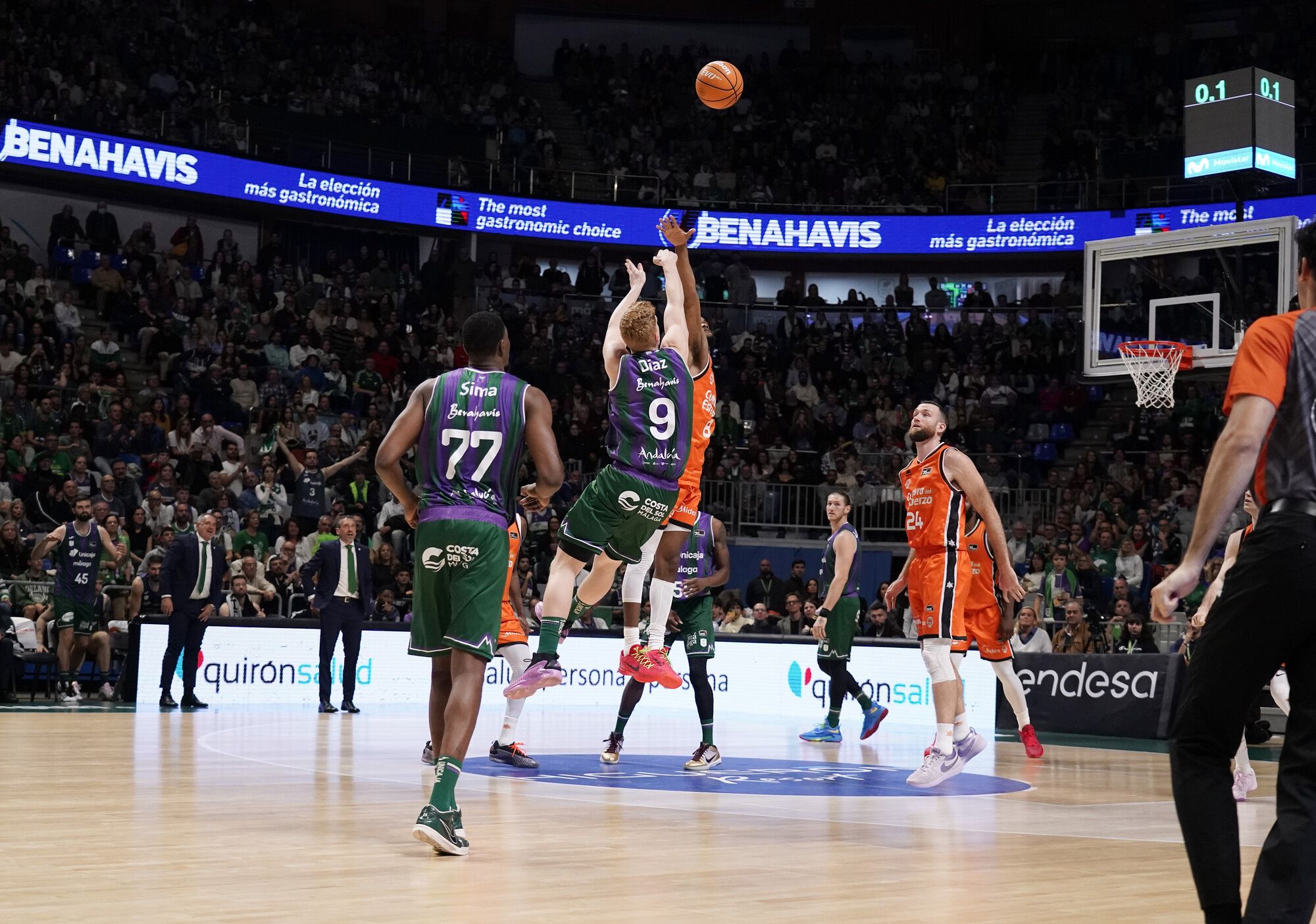 Unicaja Málaga - Valencia Basket 2024-2025 / acb Photo Mariano Pozo 