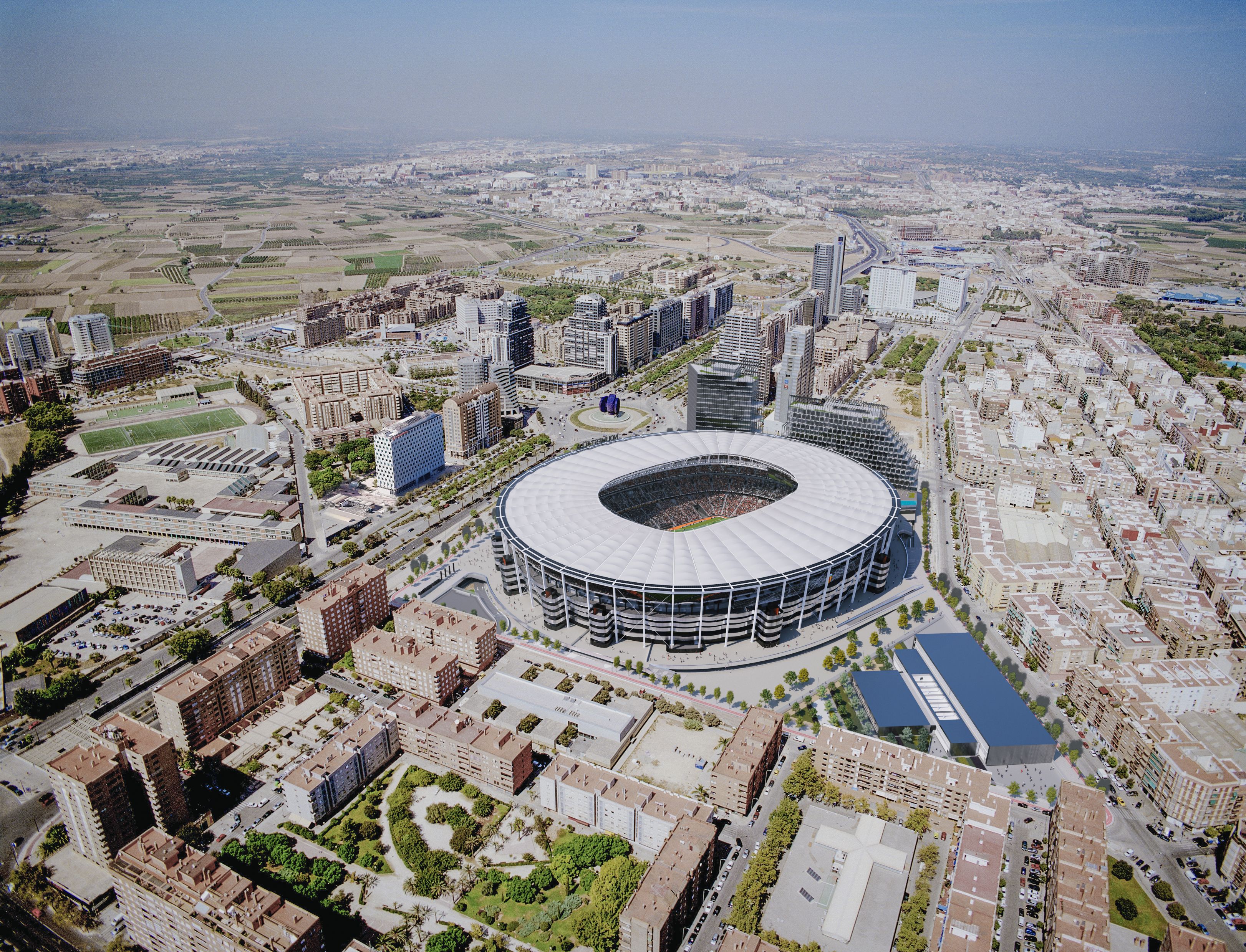 Valencia CF Nuevo Mestalla Estadio Render 2025