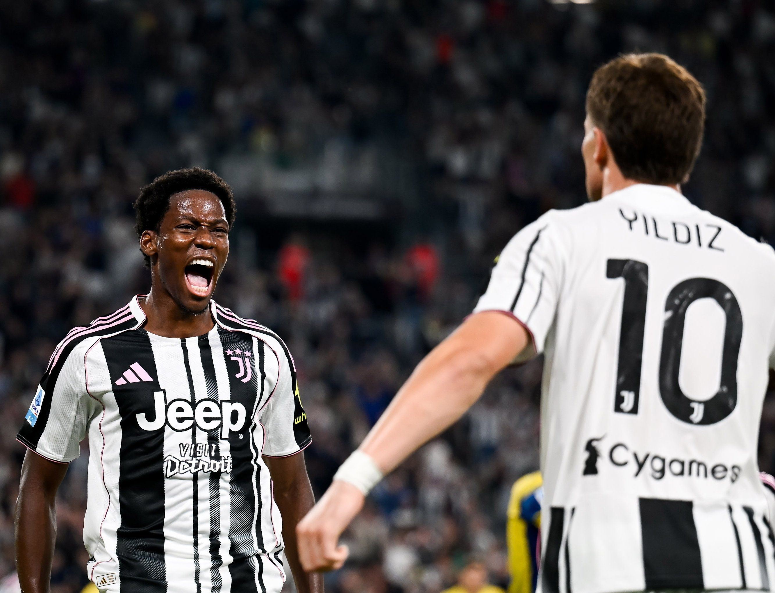 Juventus Serie A Jeep Visit Detroit Cygames patrocinios 2025 2026