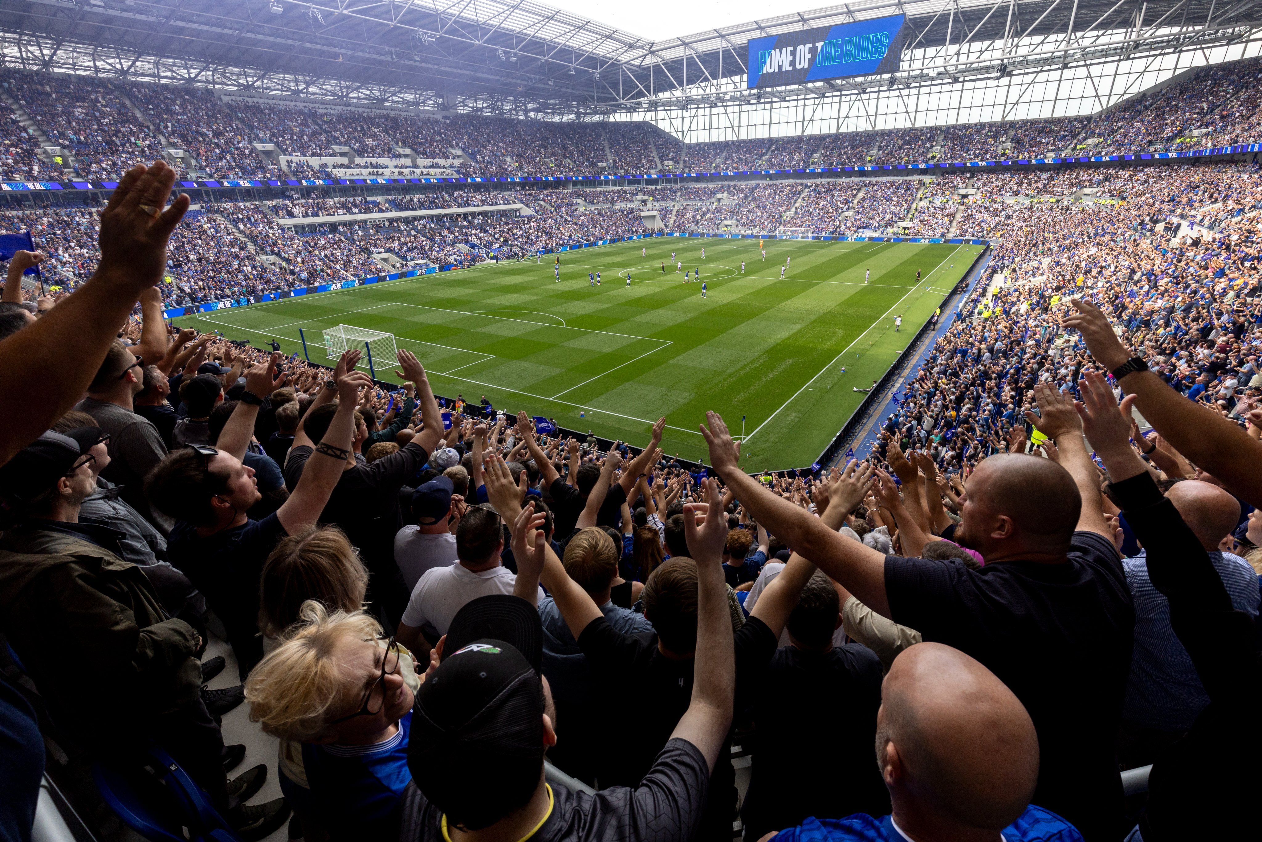 Premier League Everton Estadio Nuevo Attendance Asistencia Gradas 2025