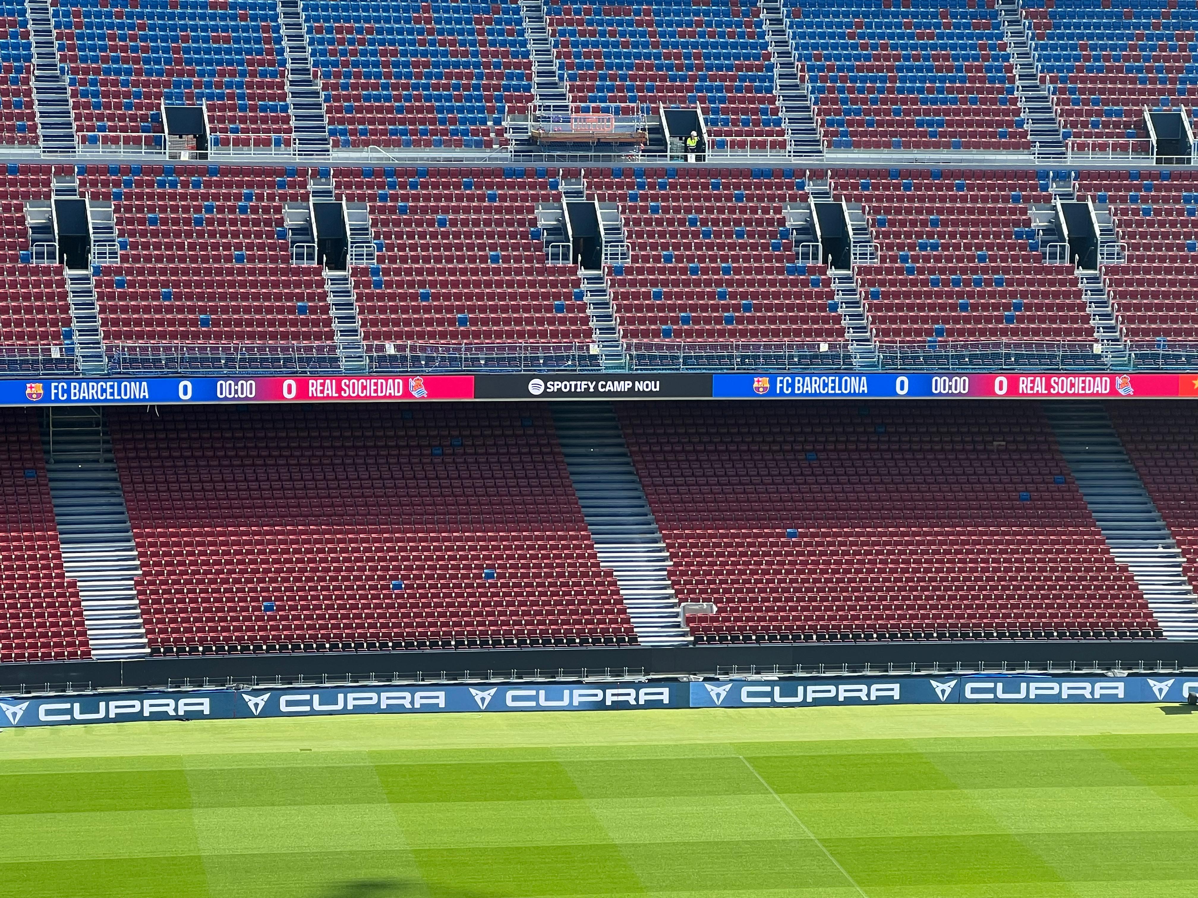 Camp Nou Nuevo Marcador Cupra HD sept 2025