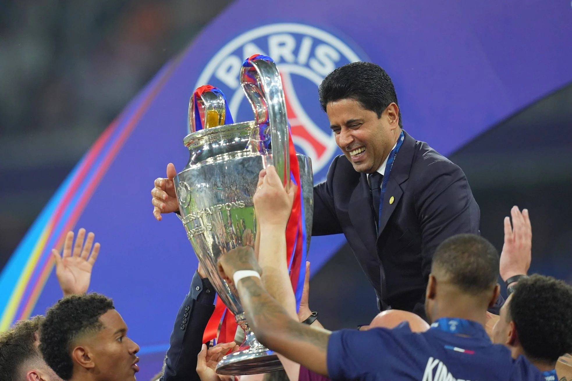 PSG Nasser Al Khelaifi presidente Champions Trofeo 2025