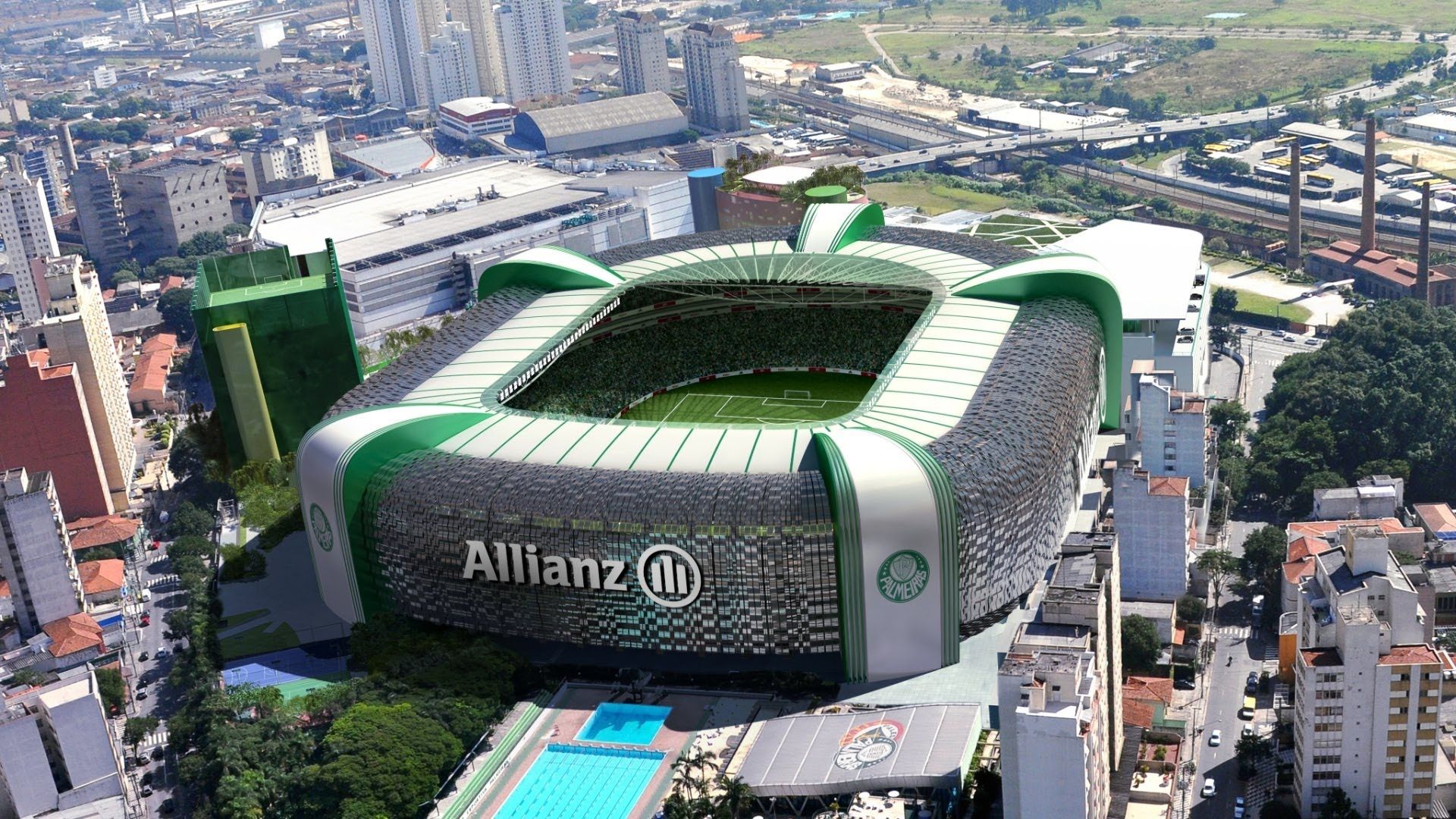 Allianz Parque Estadio Sao Paulo Palmeiras Brasil