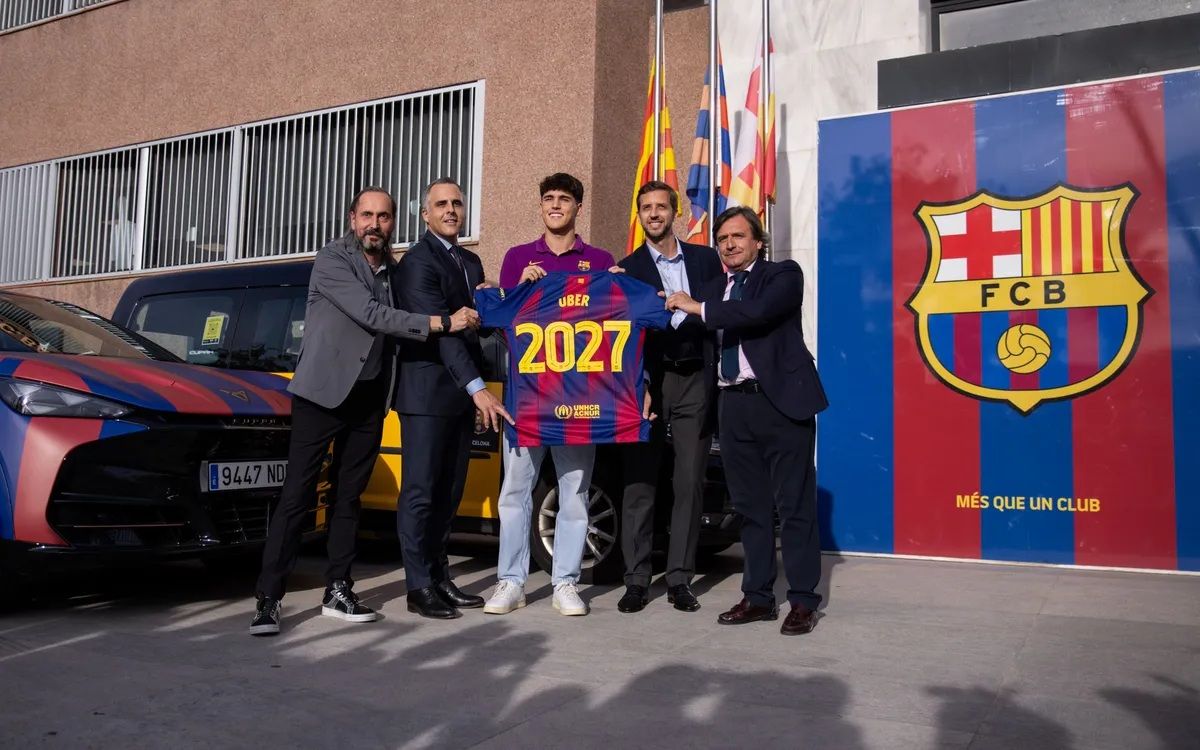 FC Barcelona Barça Uber patrocinador 2025 FC Barcelona Barça Uber patrocinador 2025