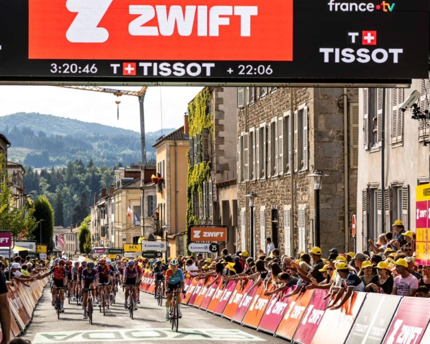 Tour de France avec Zwift