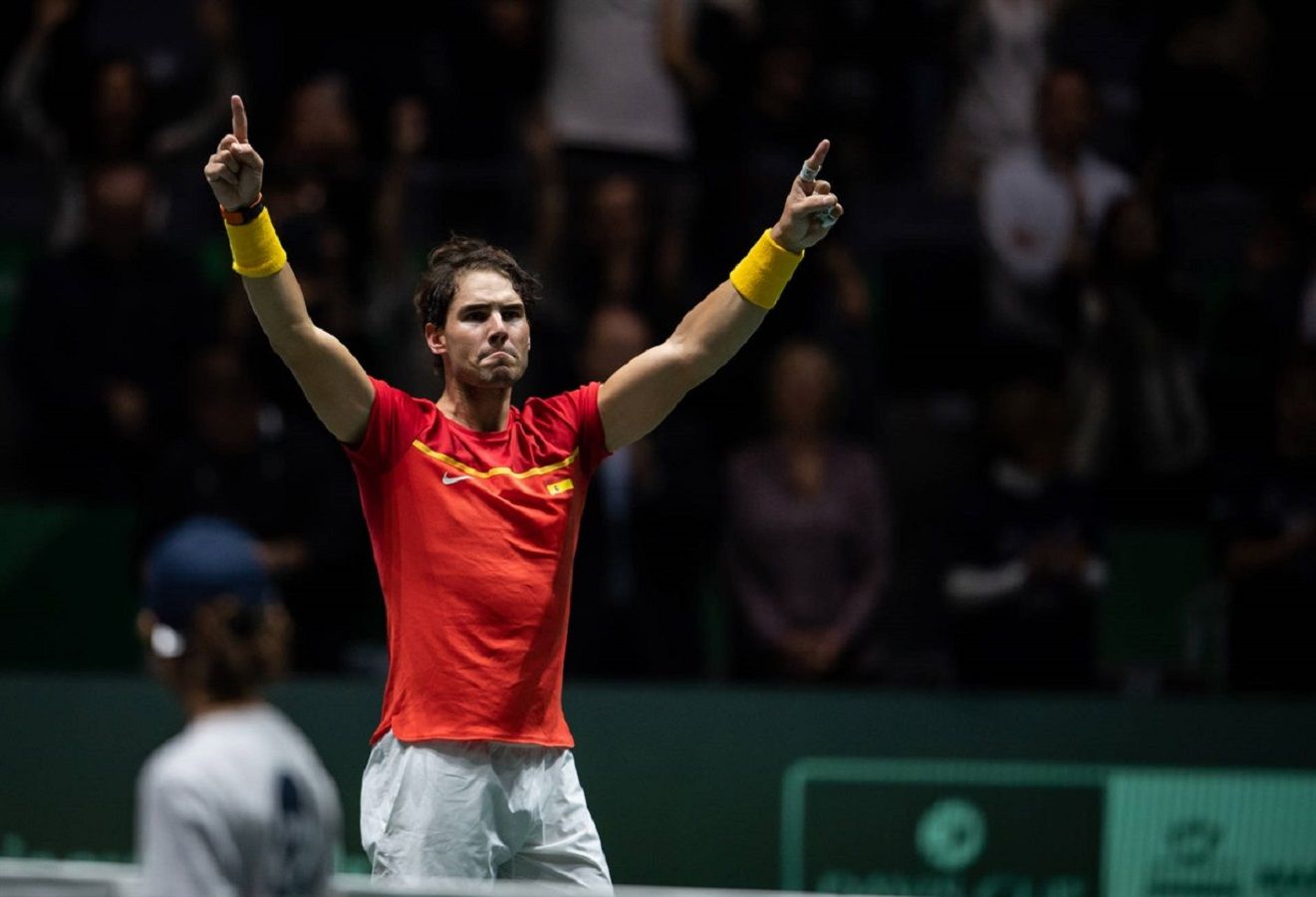 Rafa Nadal Copa Davis. Fotografía de Daniel Kopatsch Paul Zimmer
