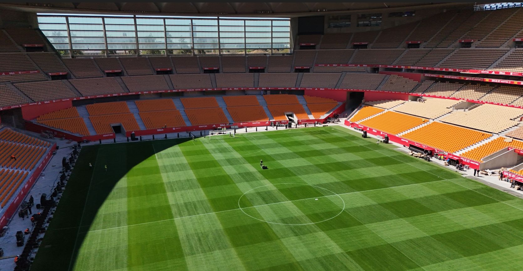 La remodelación del estadio se completó en menos de un año para la Final de Copa del Rey 2025
